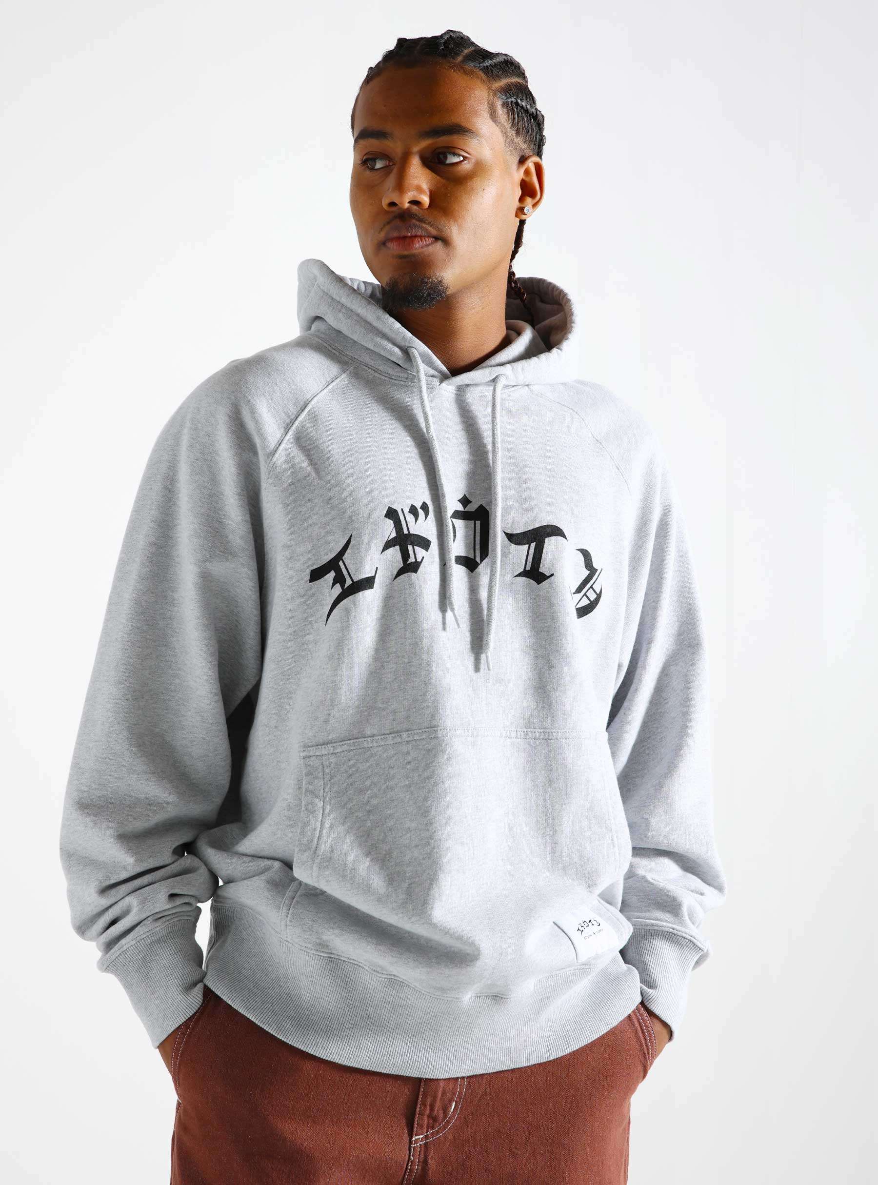 High Life Low Levels Hoodie Grey Marl I034198-DF67