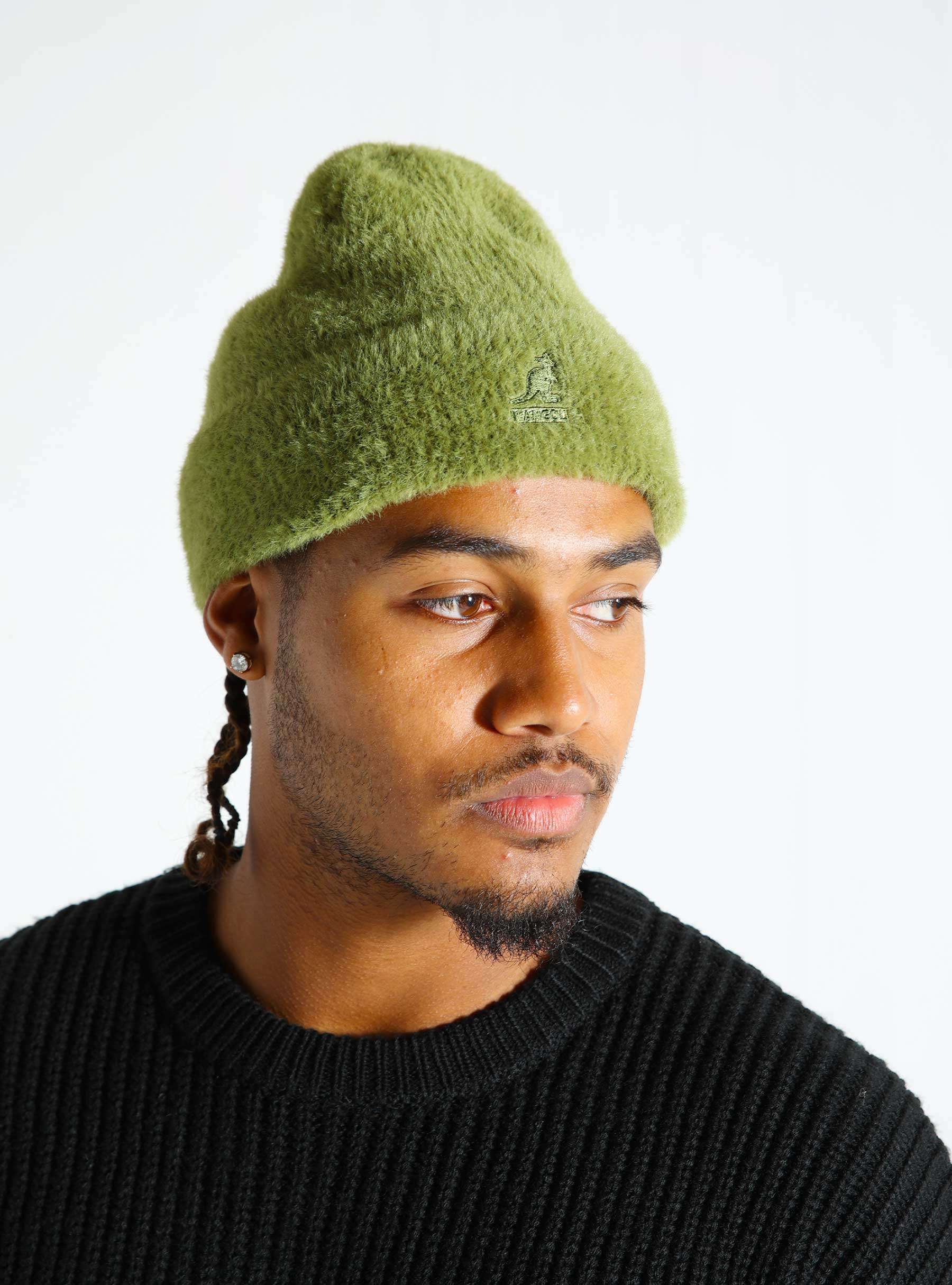 Faux Fur Beanie Sea Kelp K3661-SK301