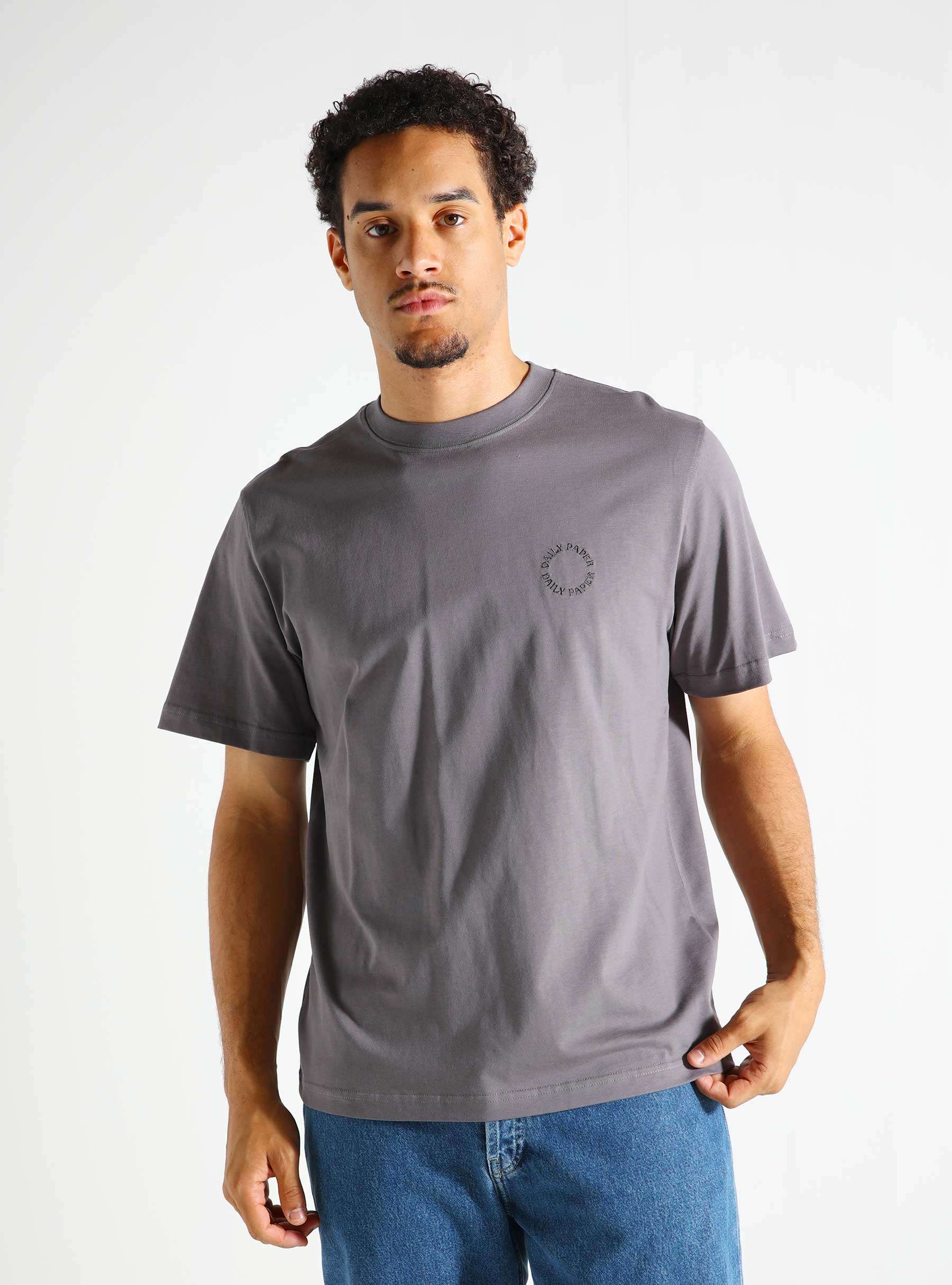 Orbit Emb T-Shirt Rabbit Grey 2422065