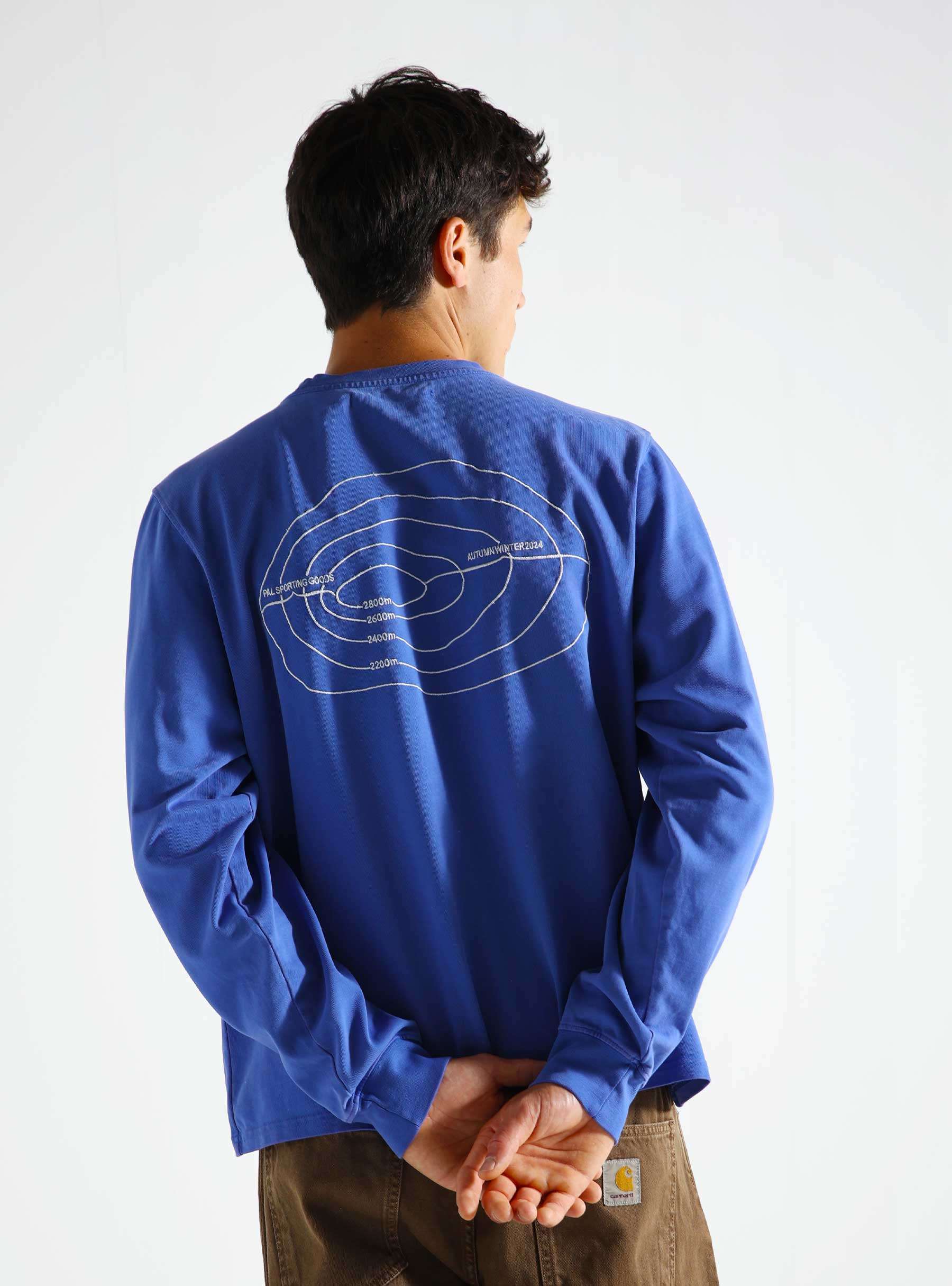 Alpine Sports Pocket Longsleeve Deep Blue PALAW24013