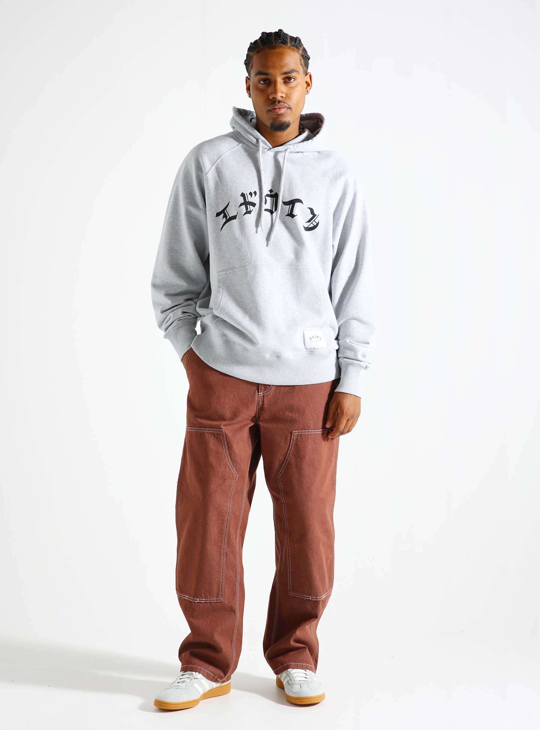 High Life Low Levels Hoodie Grey Marl I034198-DF67