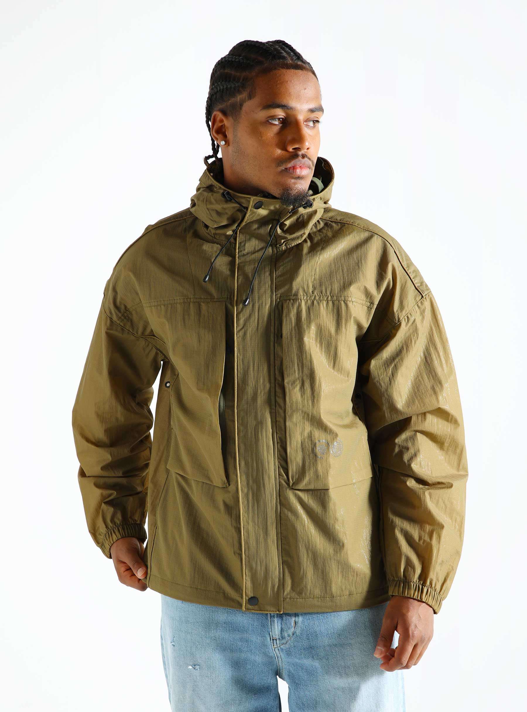 Ridge Jacket Barnacle Mesh Khaki PMO0057