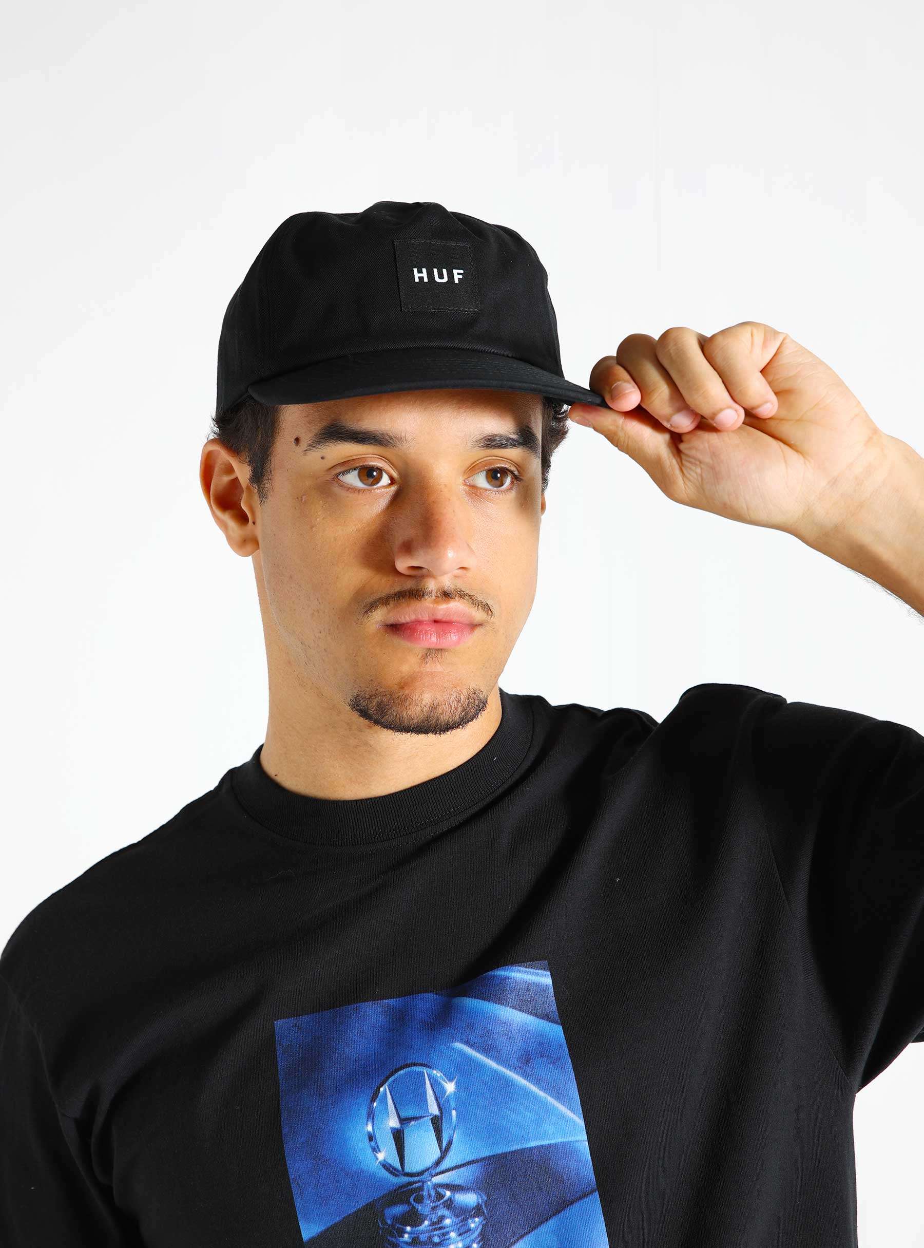 HUF Set Box Snapback Black HT00714