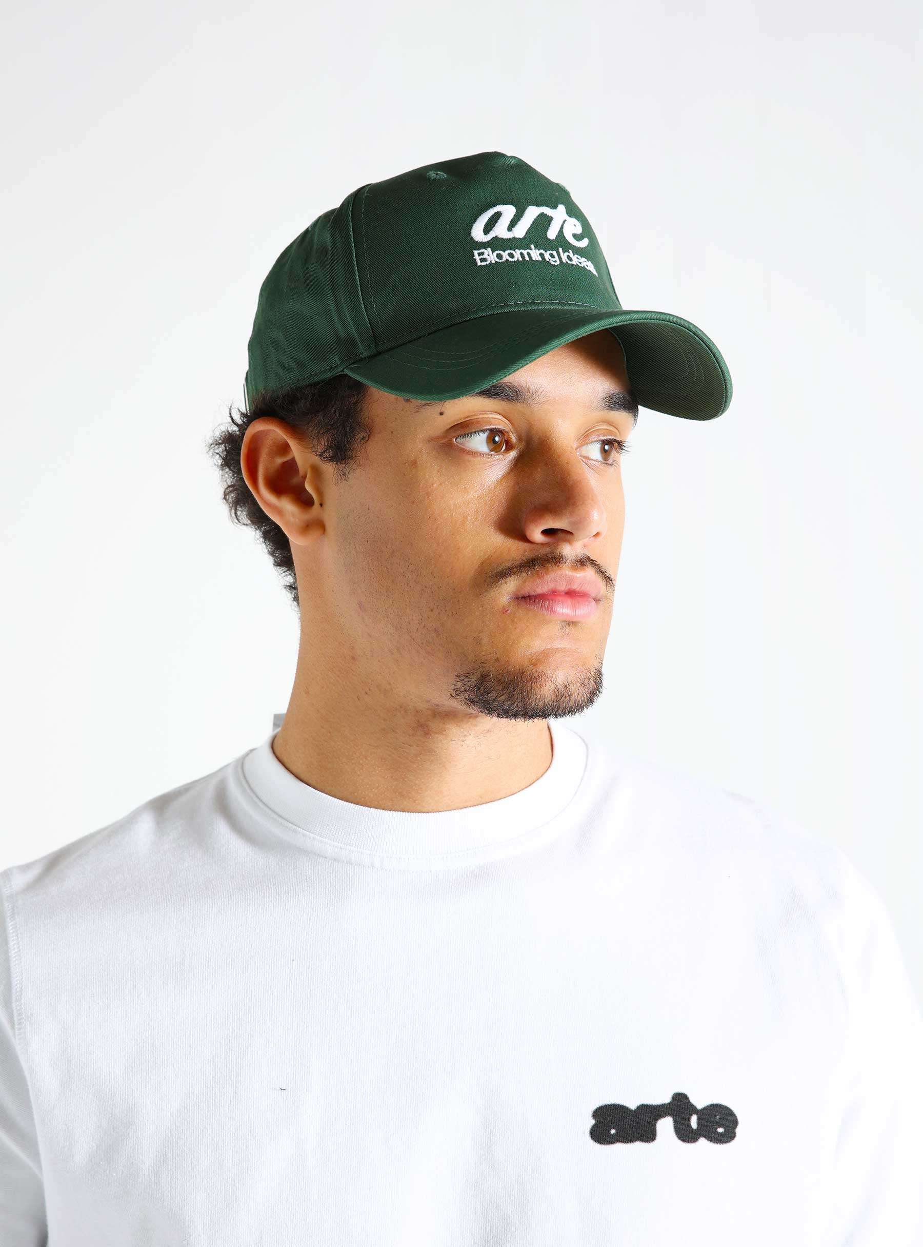 Front Logo Embroidery Cap Green AW24-224AC