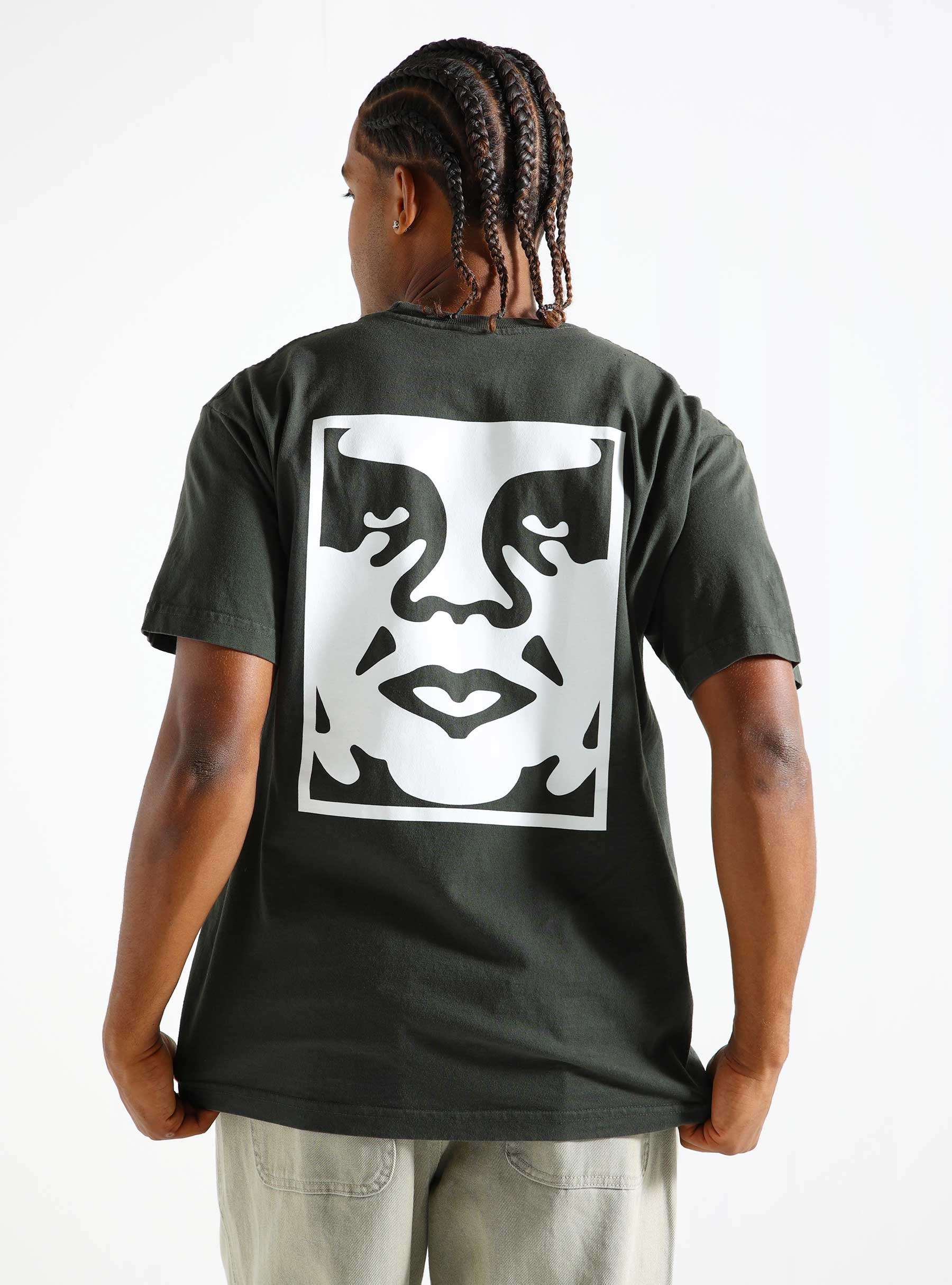 Obey Bold Icon Heavyweight T-shirt Rosin 166913439-RSI