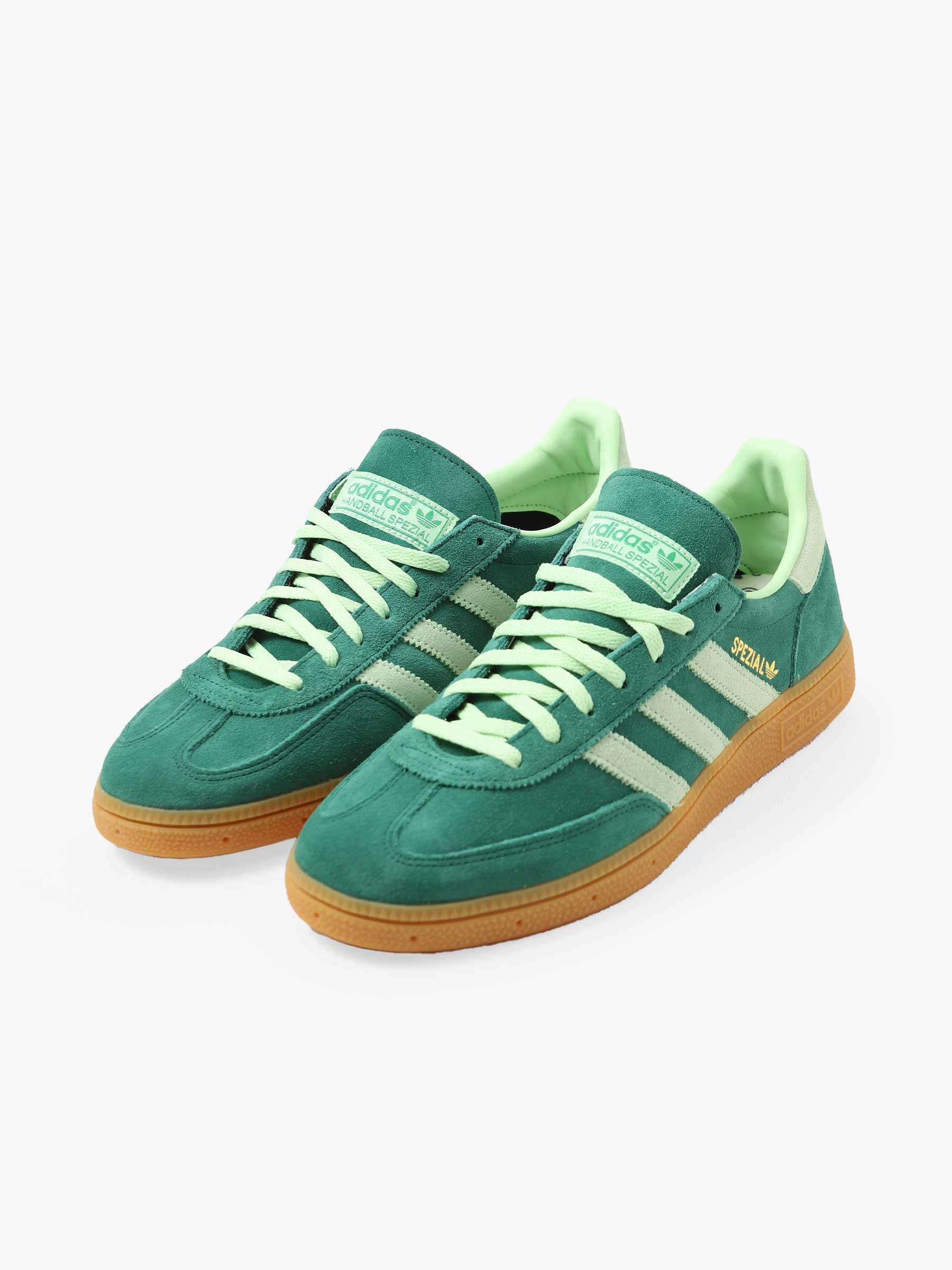 Handball Spezial W Collegiate Green Semi Green Spark Gum 1 IE5896