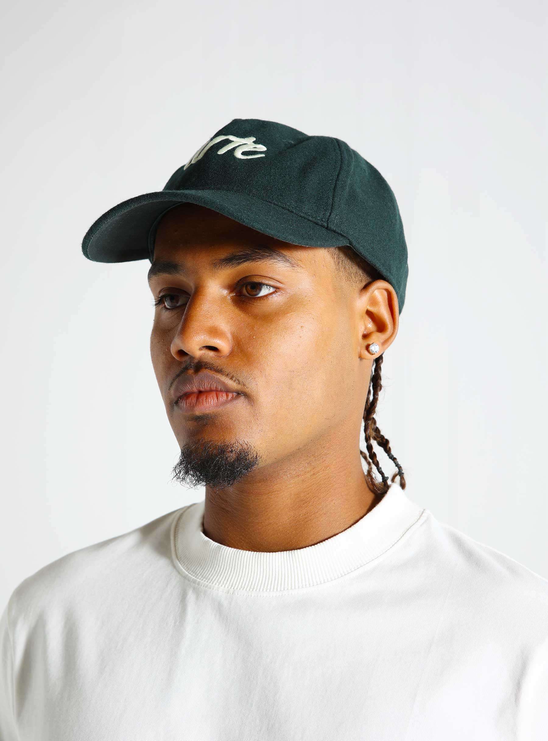 Front Logo Embroidery Cap Green AW24-224AC.1