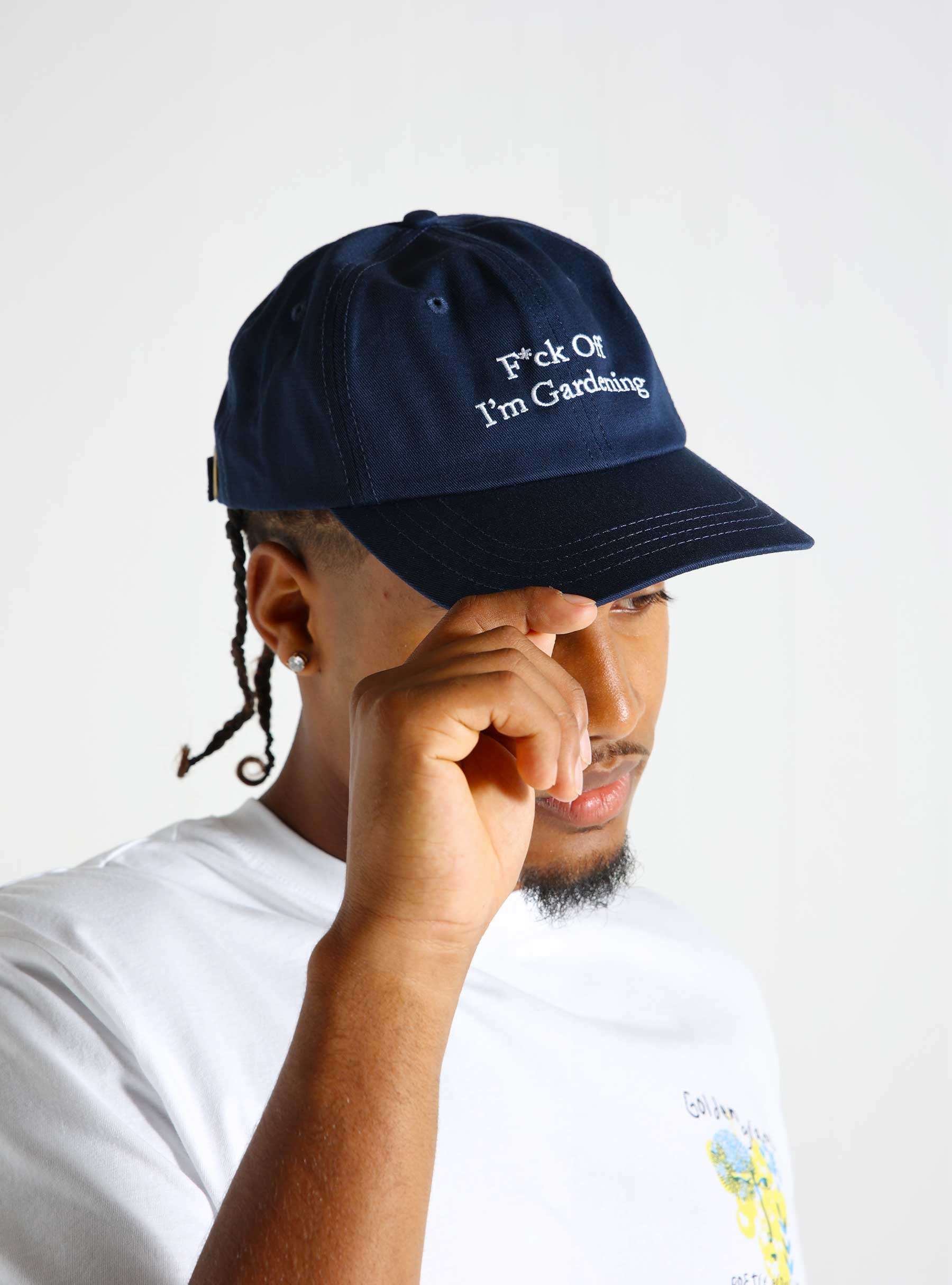 F*ck Off I'm Gardening Cap Navy 440