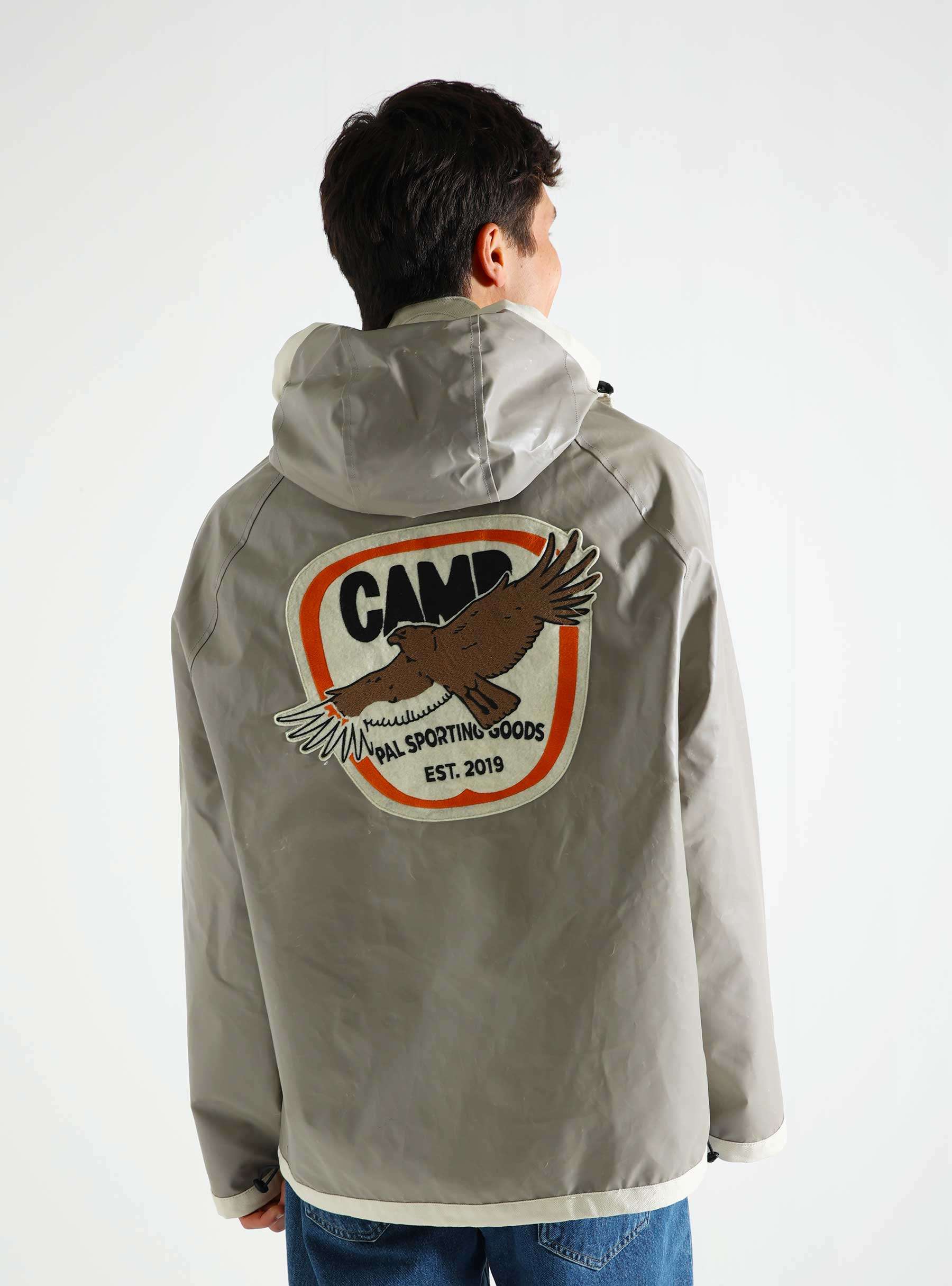 Camp Overhead Eagle Parka Gray Beige PALAW24001