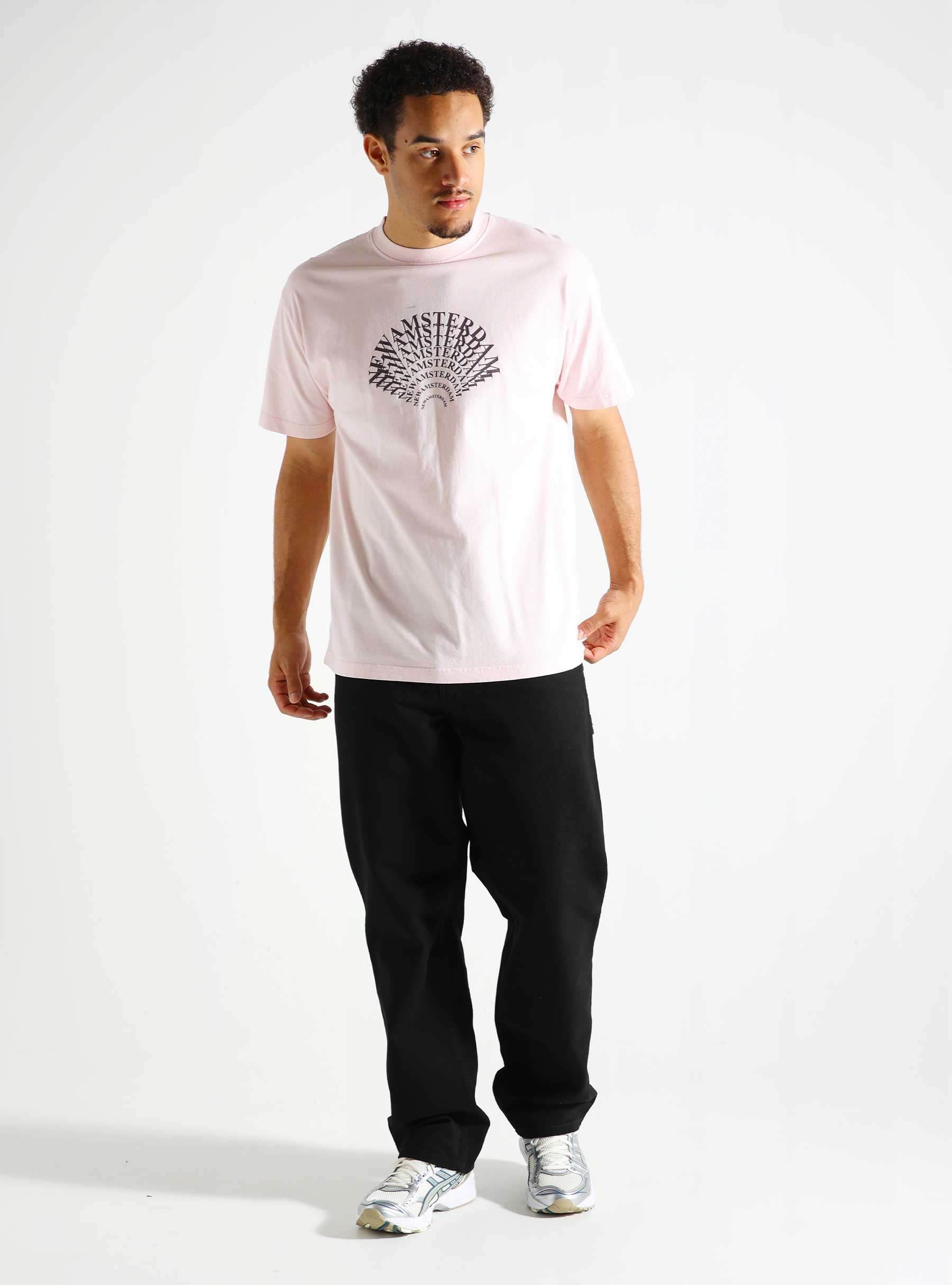 Letter Oyster T-shirt Cradle Pink 2402163001