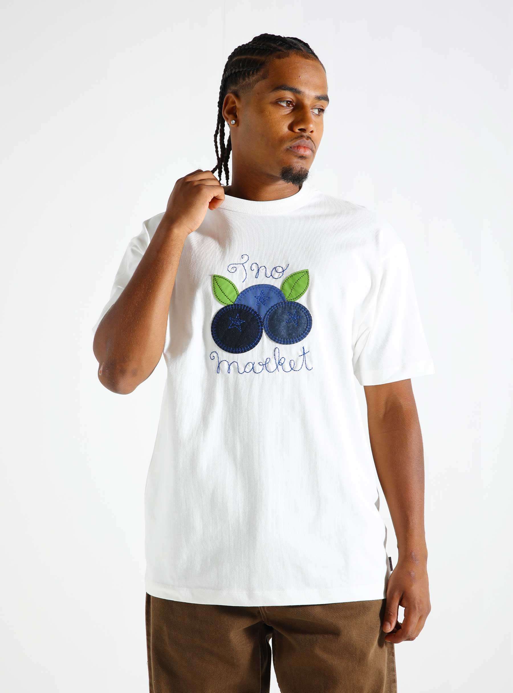 Fruit Applique T-shirt White Alyssum 100APTFW24.001