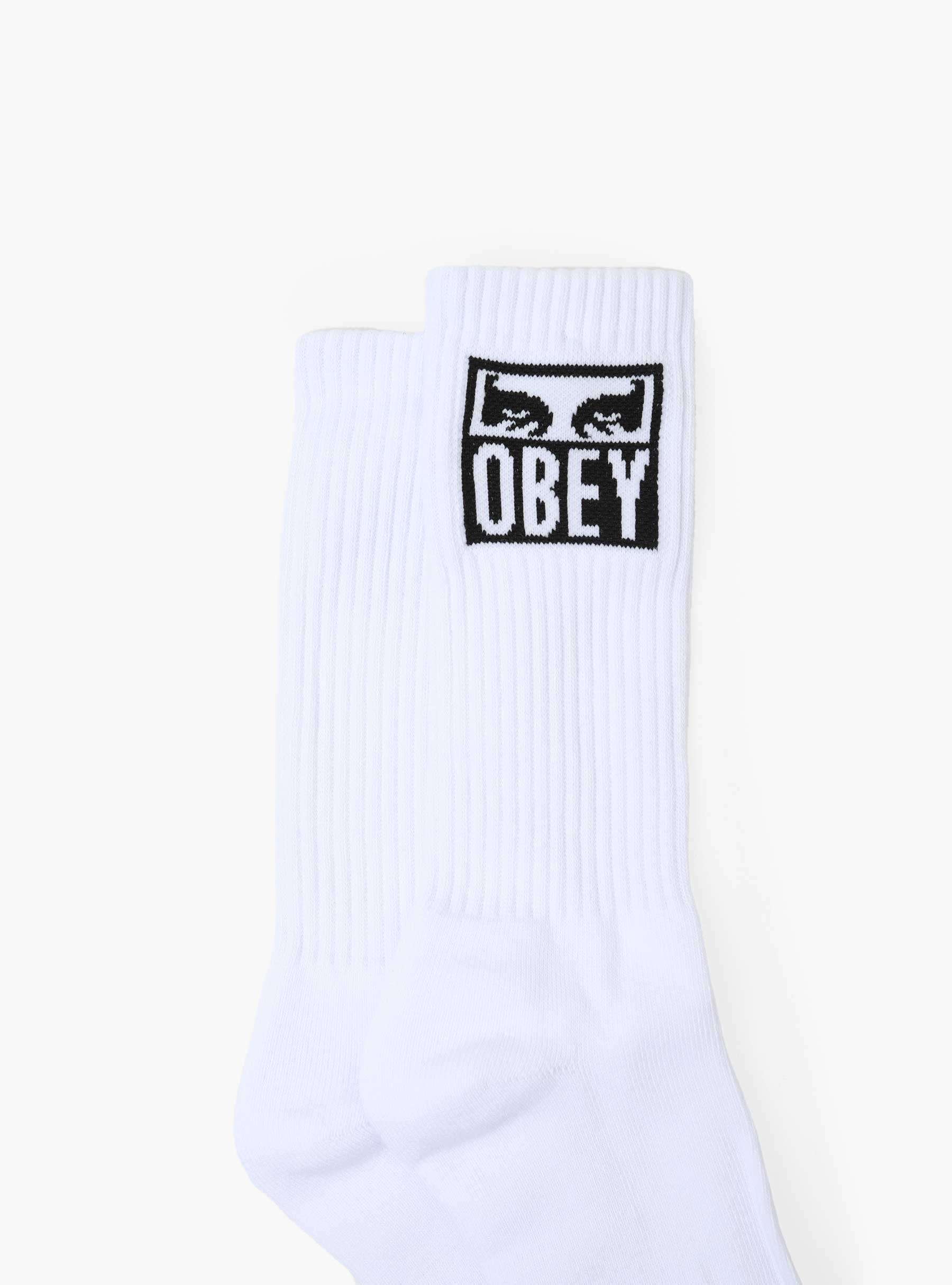 Obey Eyes Icon Socks White 100260141-WHT