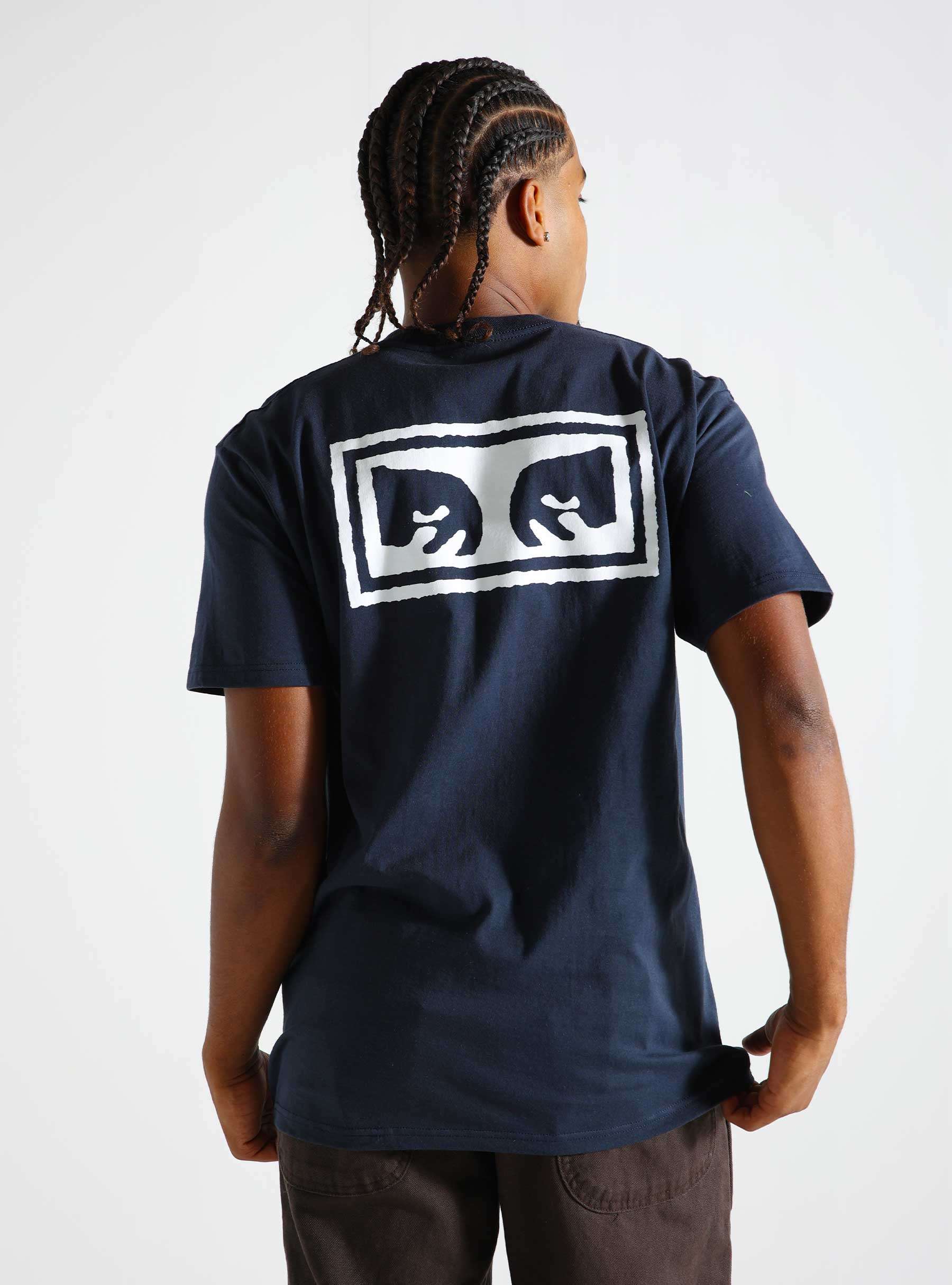 Obey Eyes 3 T-shirt Navy 165261826-NVY