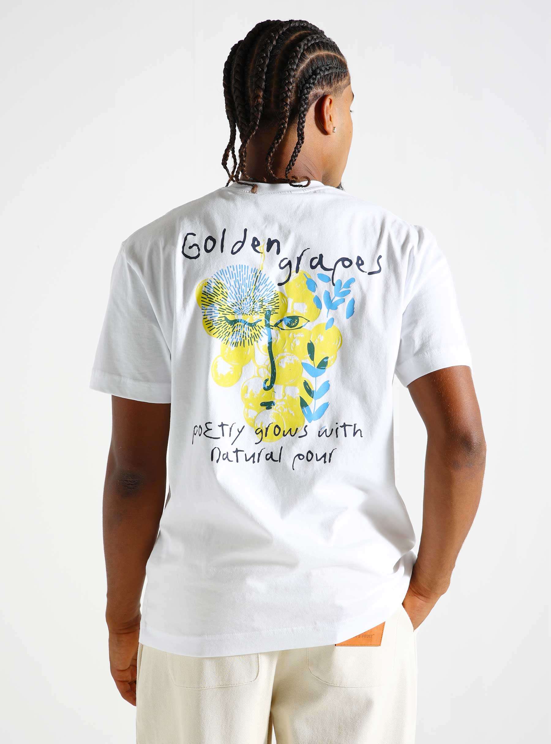 Beat Golden Grape T-shirt 1868 White