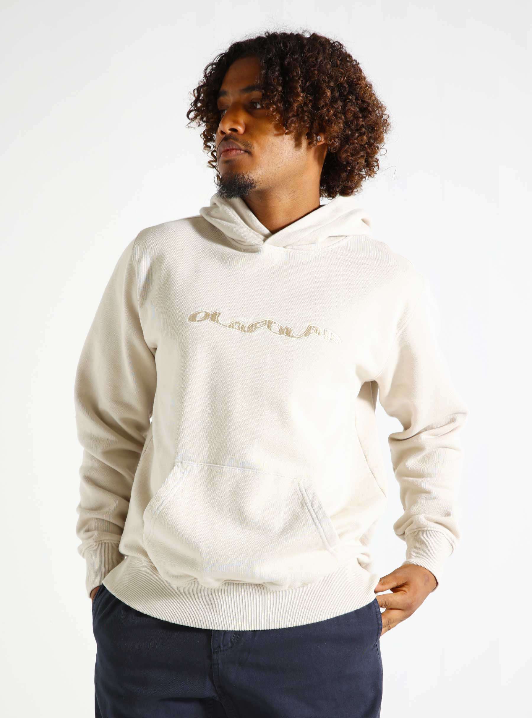 Wavy Drift Hoodie Cement M180209