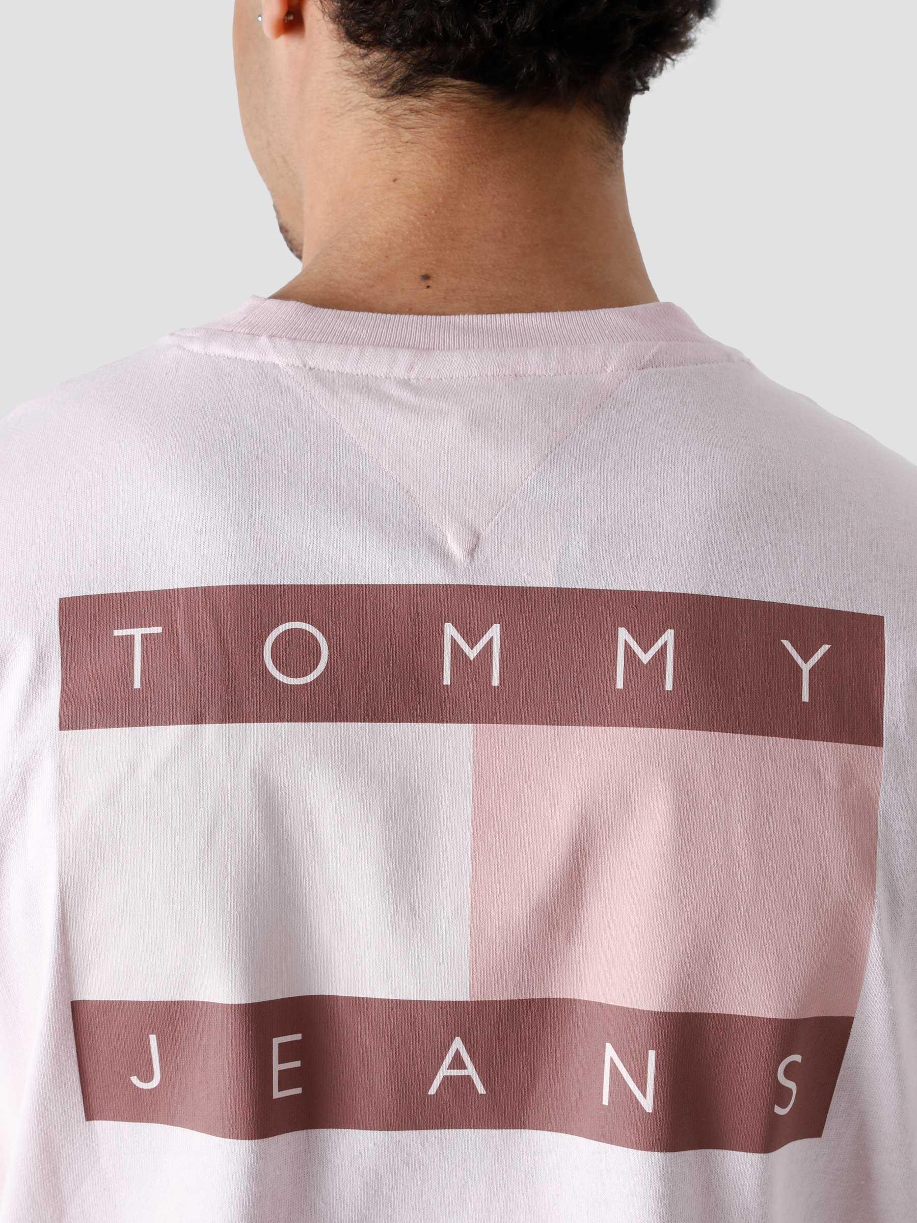 Tommy Jeans TJM Best Graphic T-Shirt - Freshcotton Pink Broadway