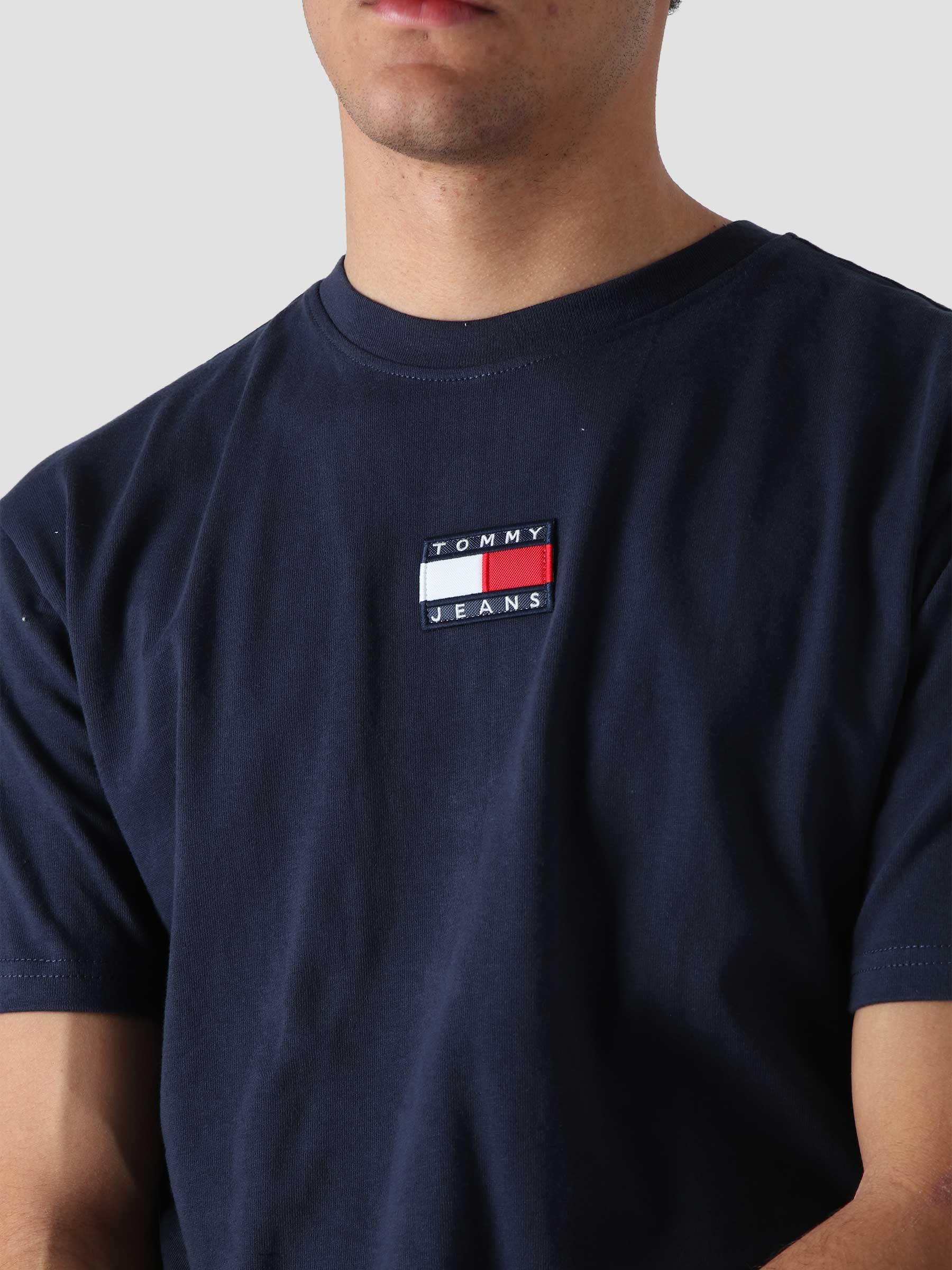Tommy Jeans Tommy Badge - T-Shirt Freshcotton Twilight Navy