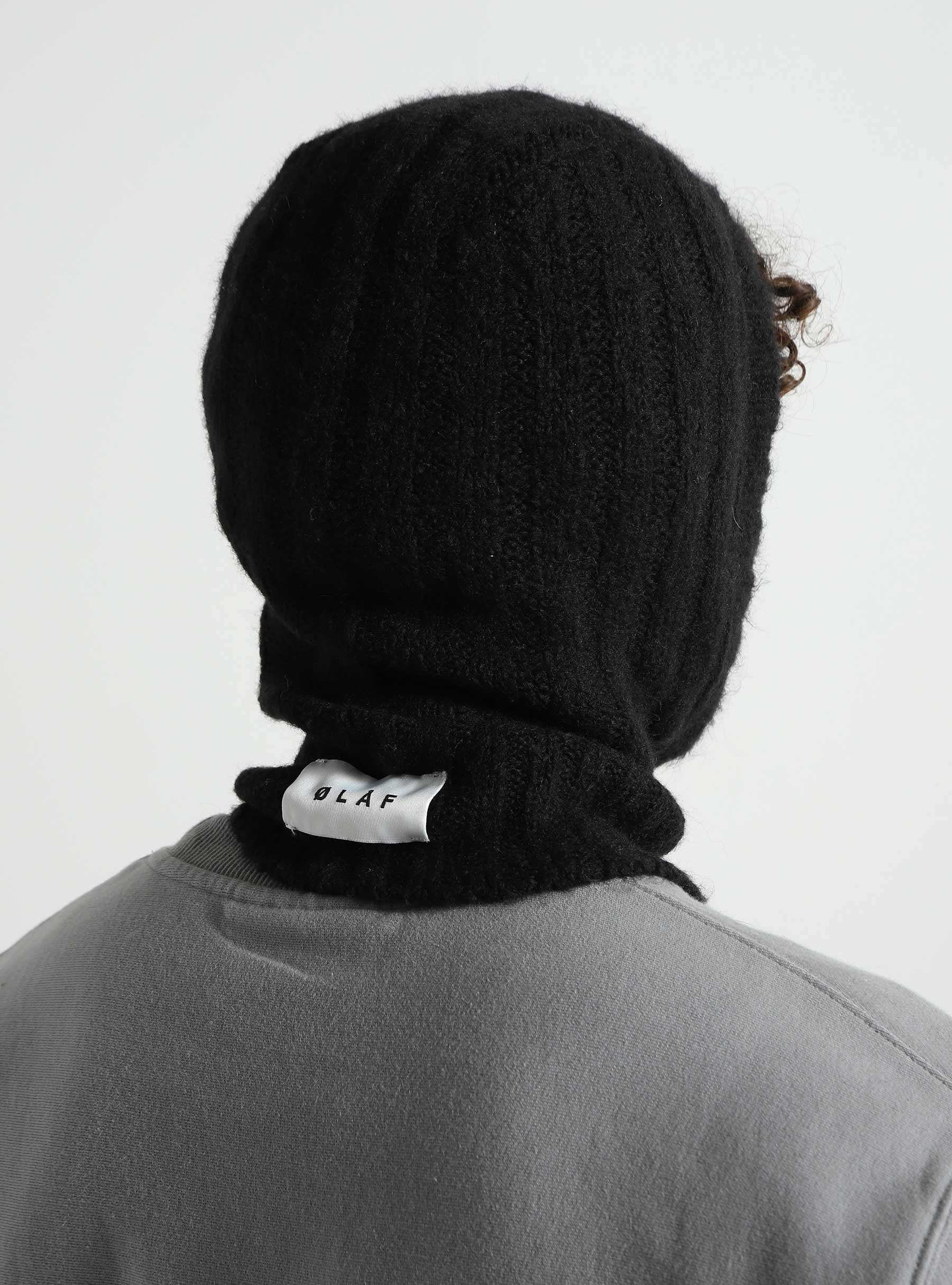 Rib Balaclava Black A140825