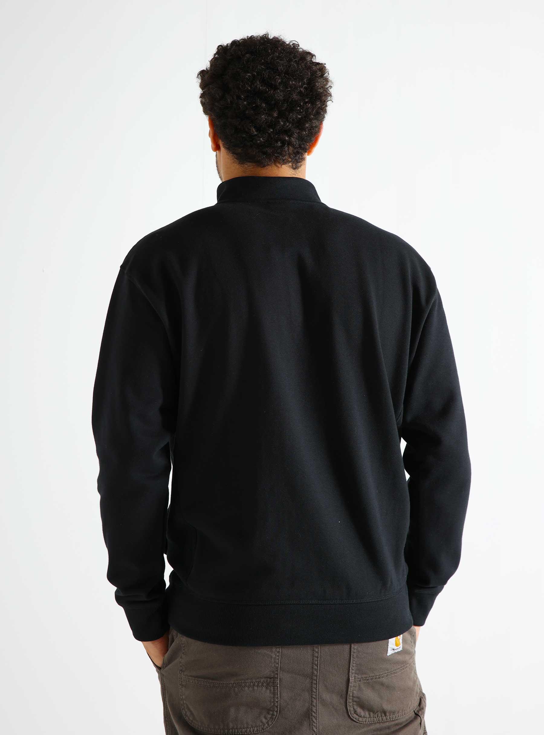 Athletics Fleece Quarter Zip Ash Black MT43501