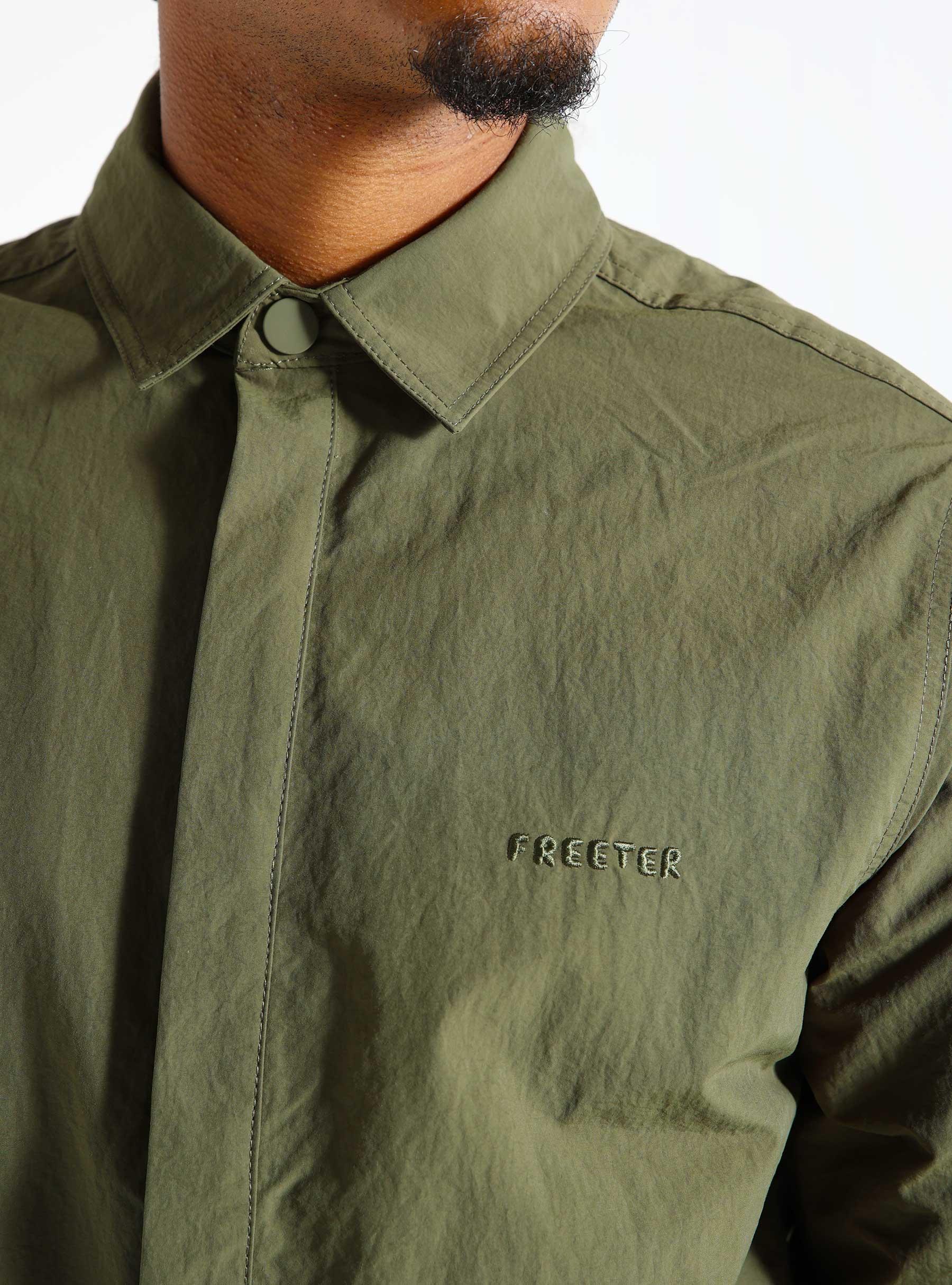 Smart Shirt Forest Green freeter_aw24_12