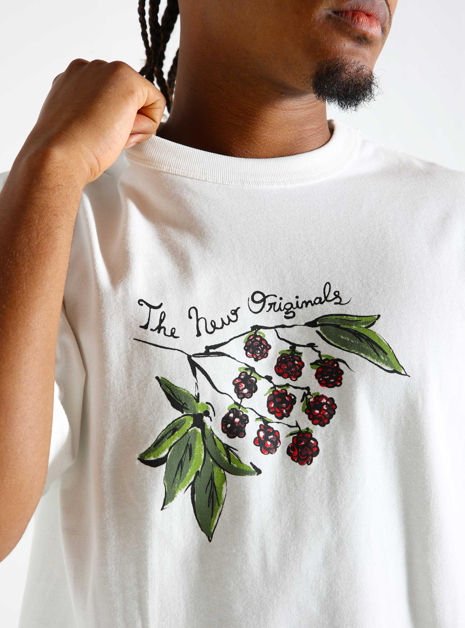 9 Berries T-shirt White Alyssum 1009BTFW24.001