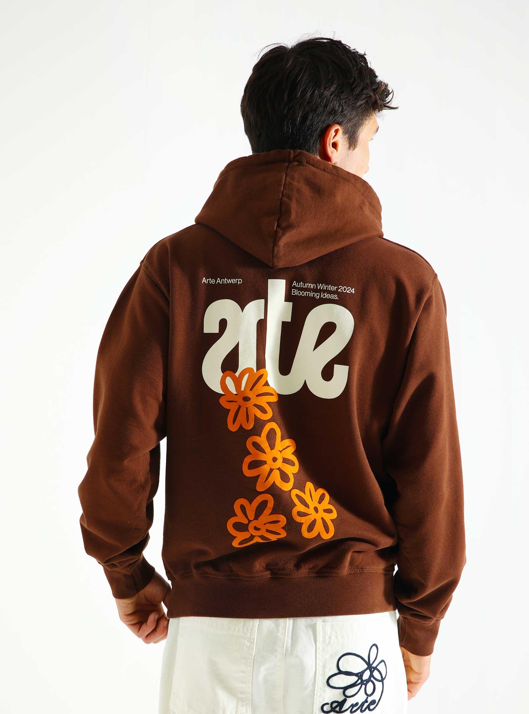 Blooming Ideas Hoodie Brown AW24-134H