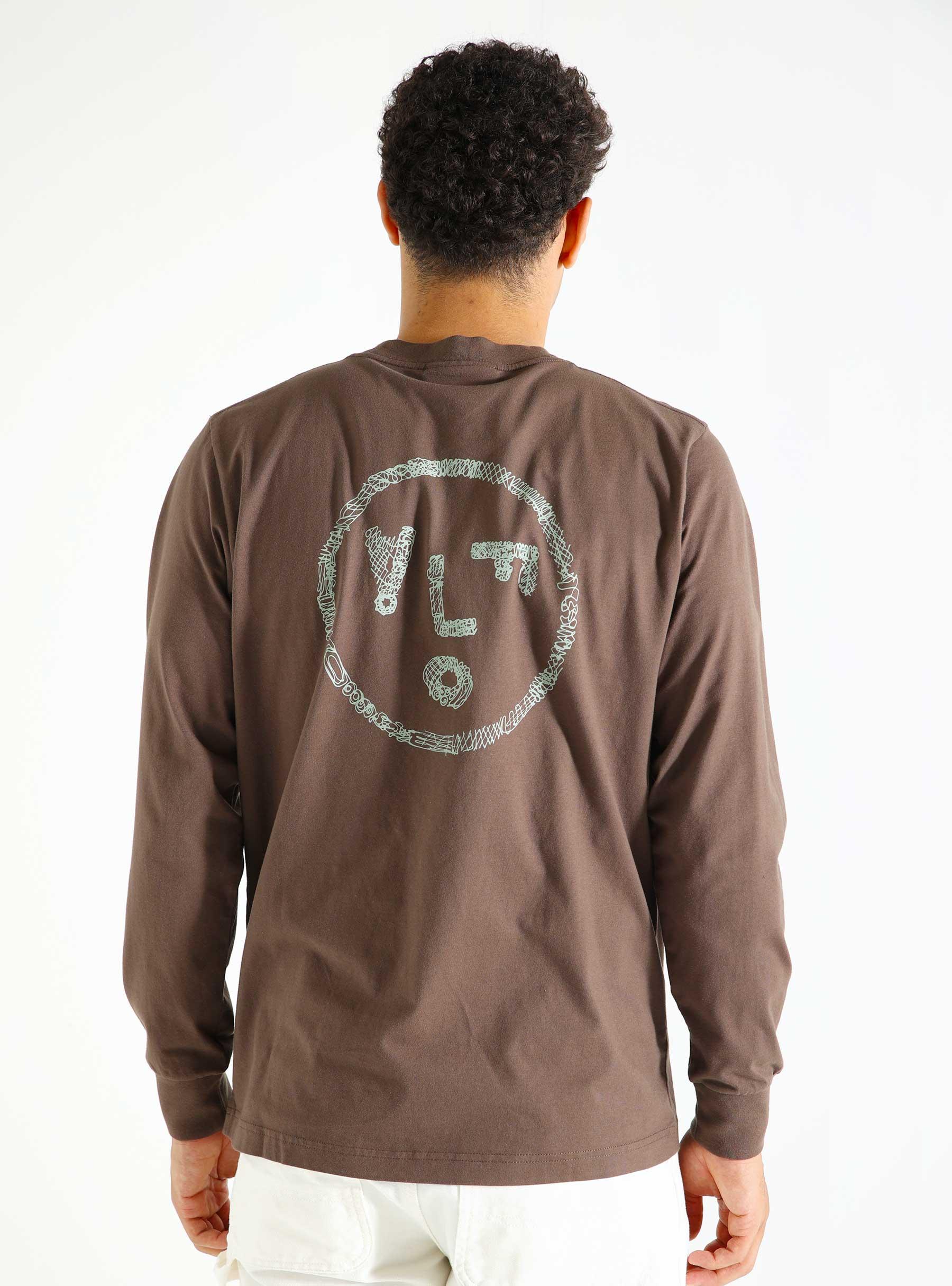 Scribble Face Longsleeve Brunette M180114