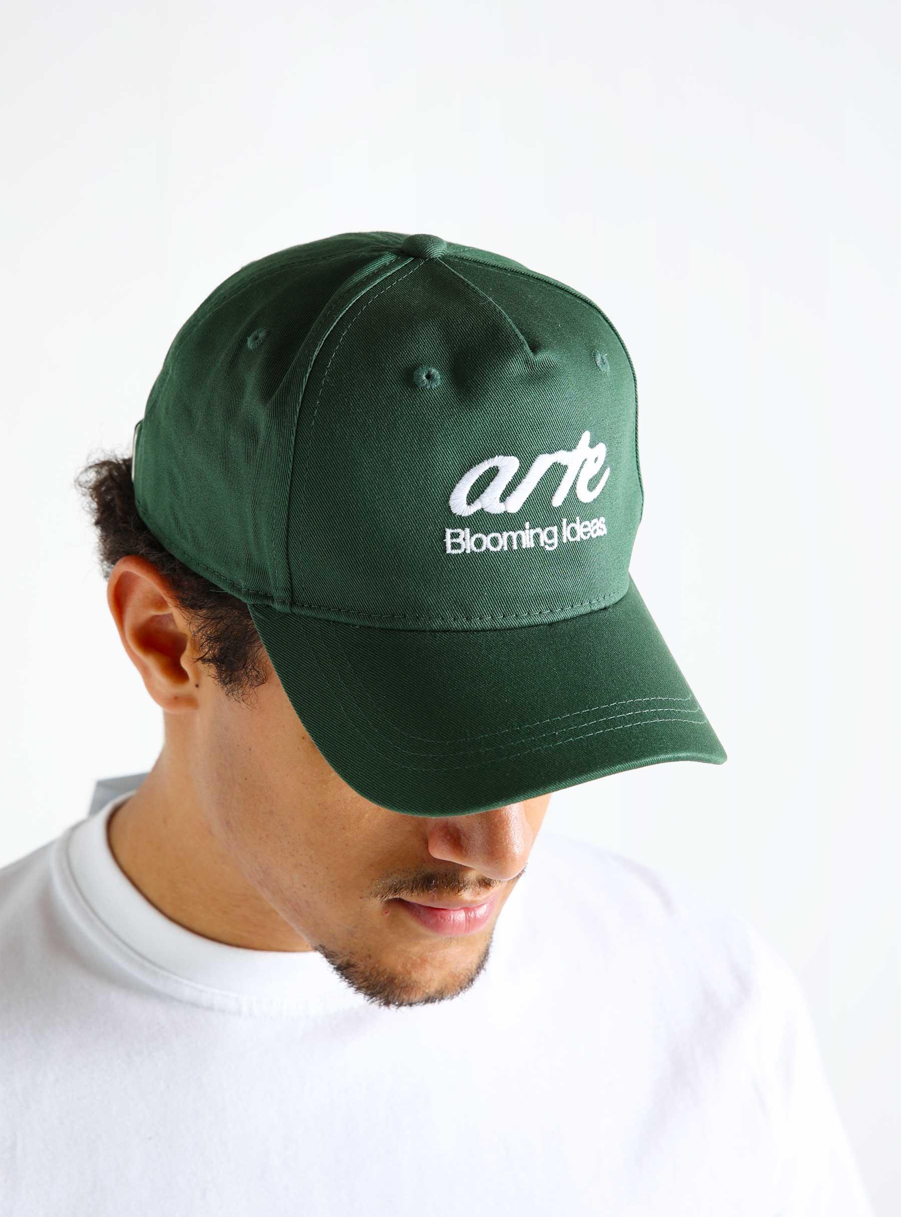 Front Logo Embroidery Cap Green AW24-224AC