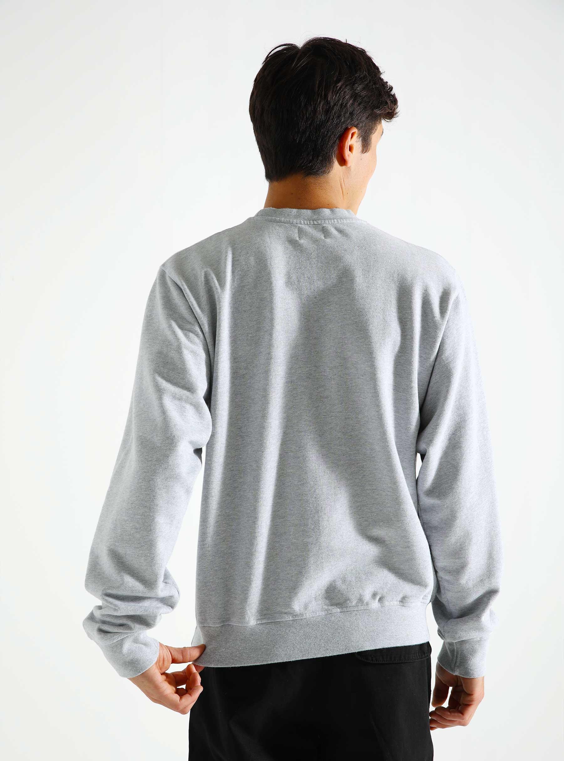 Heart Flower Logo Crewneck Grey AW24-128C