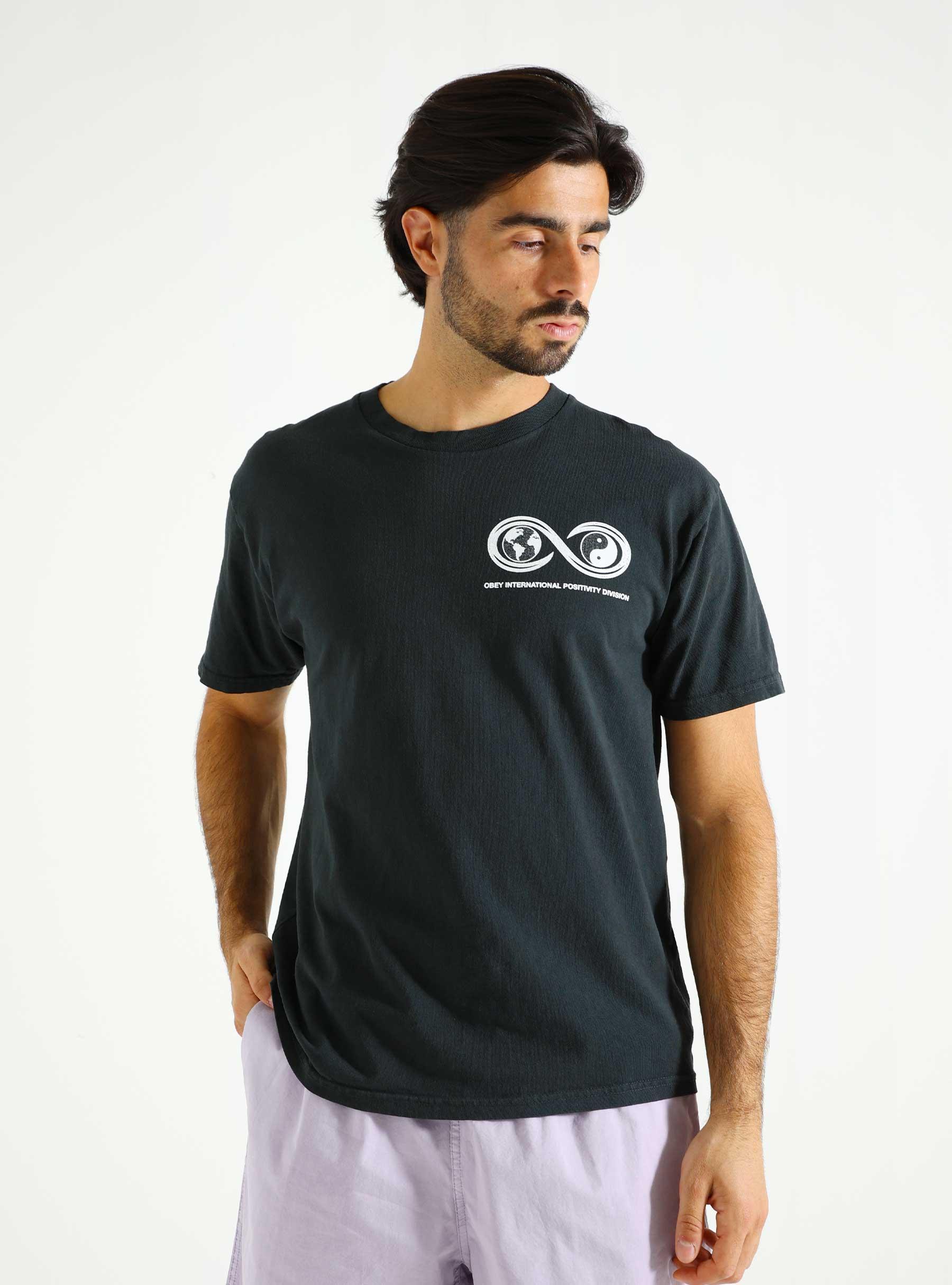 Obey Life Sentence Pigment T-Shirt Vintage Black 163813788-VBL