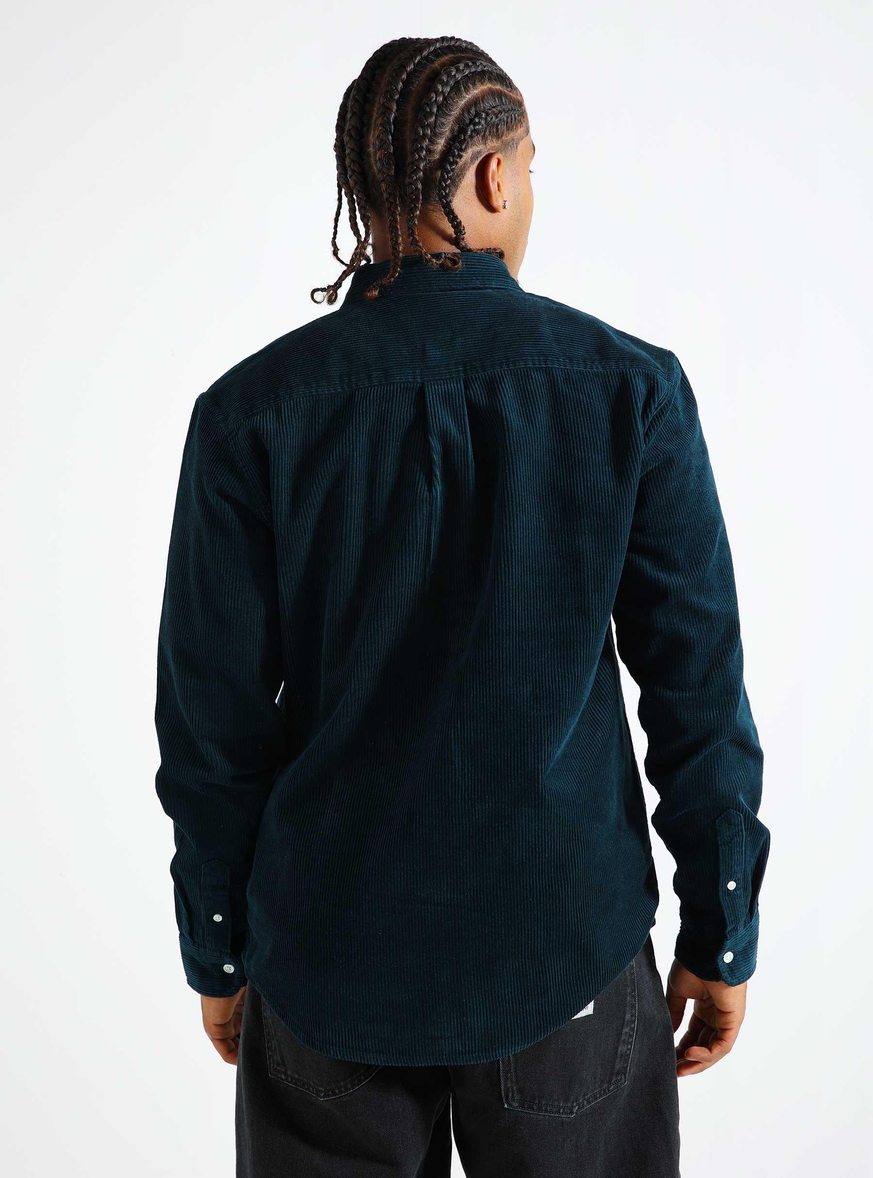 Madison Cord Shirt Duck Blue Wax I029958-2EGXX