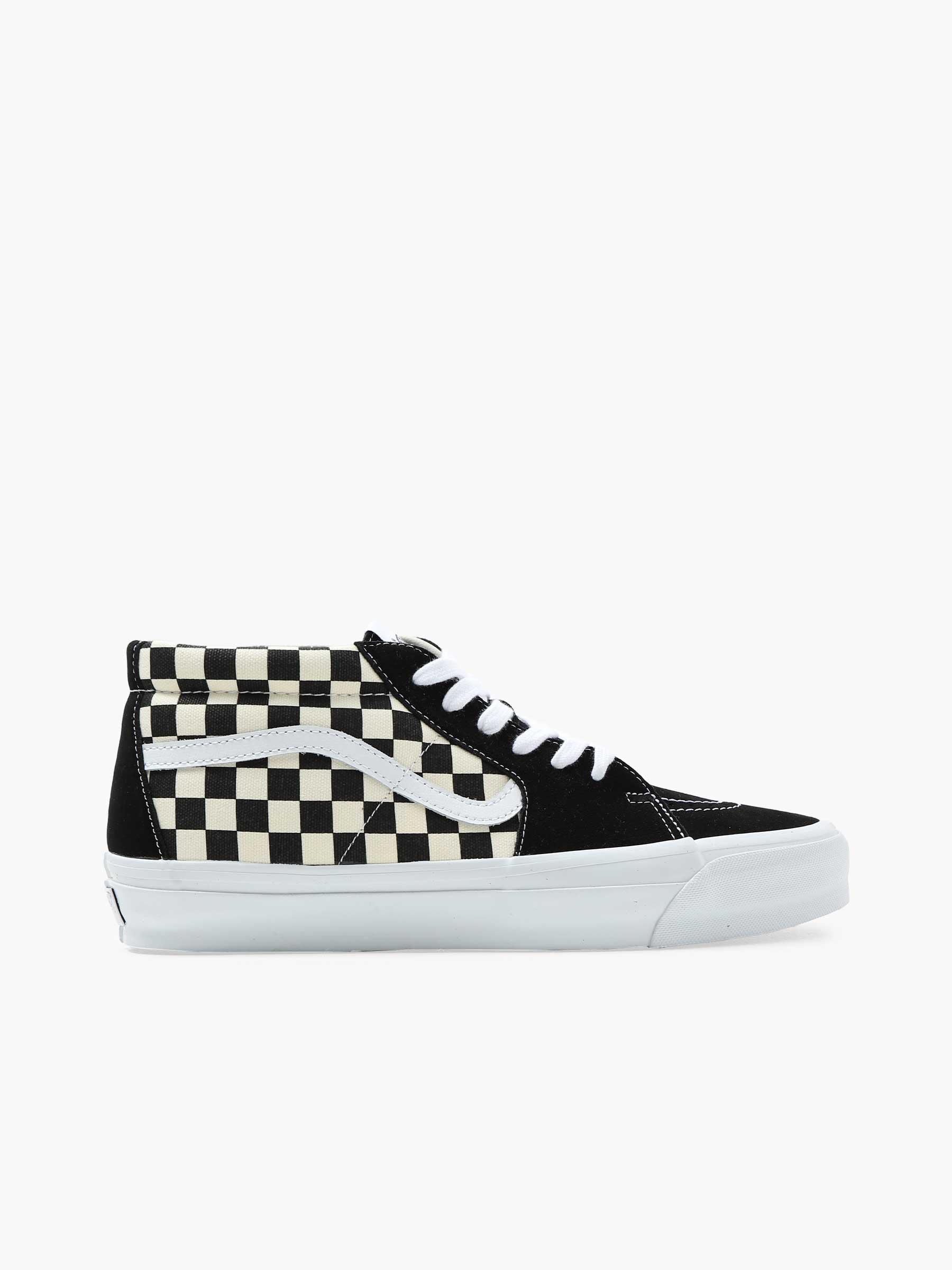 Sk8-Mid Reissue 83 LX Checkerboard Black Off White VN000CQQ2BO1