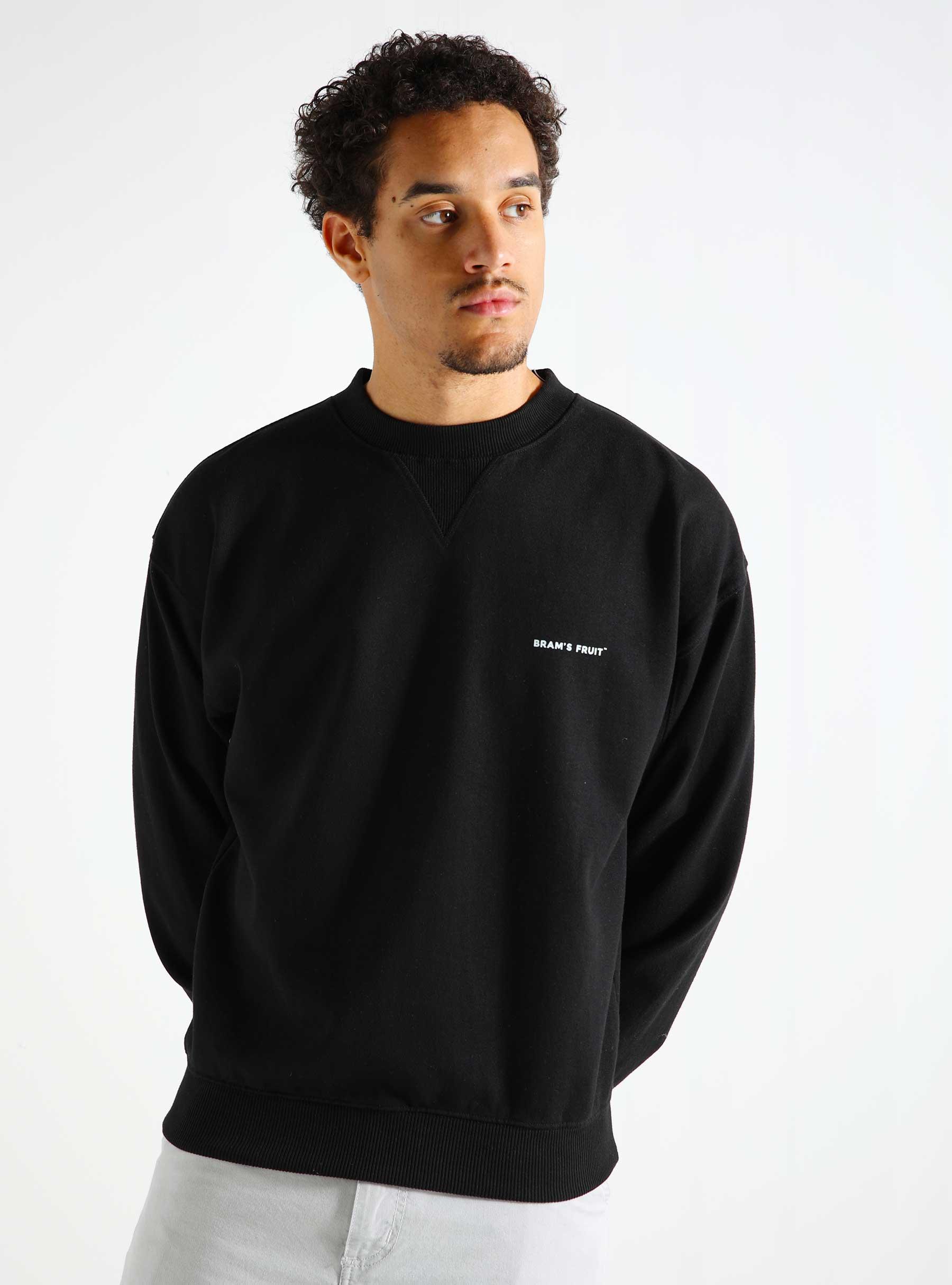 Eyelet Crewneck Black 376