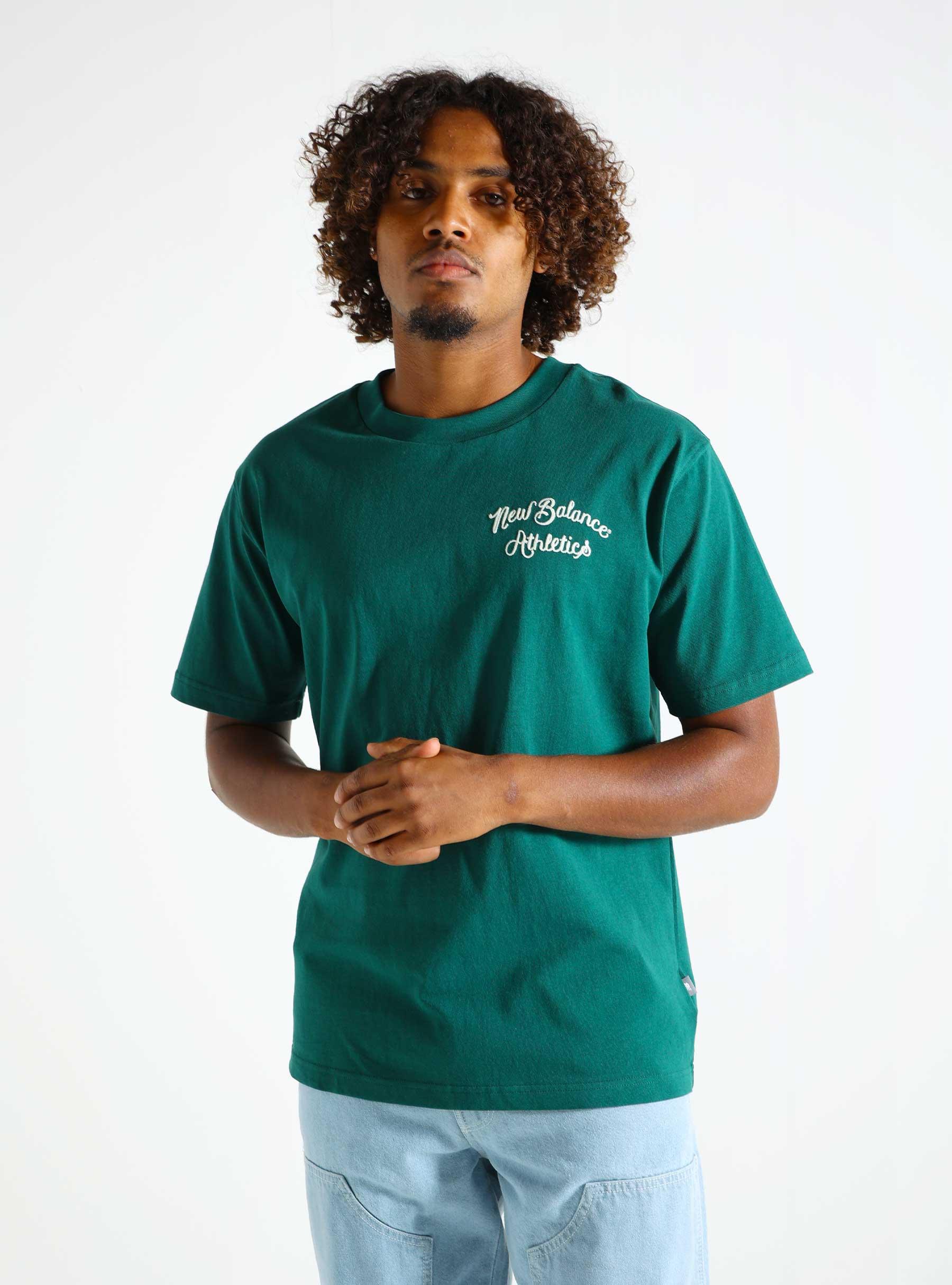 Athletics Relaxed League T-Shirt Marsh Green MT43556