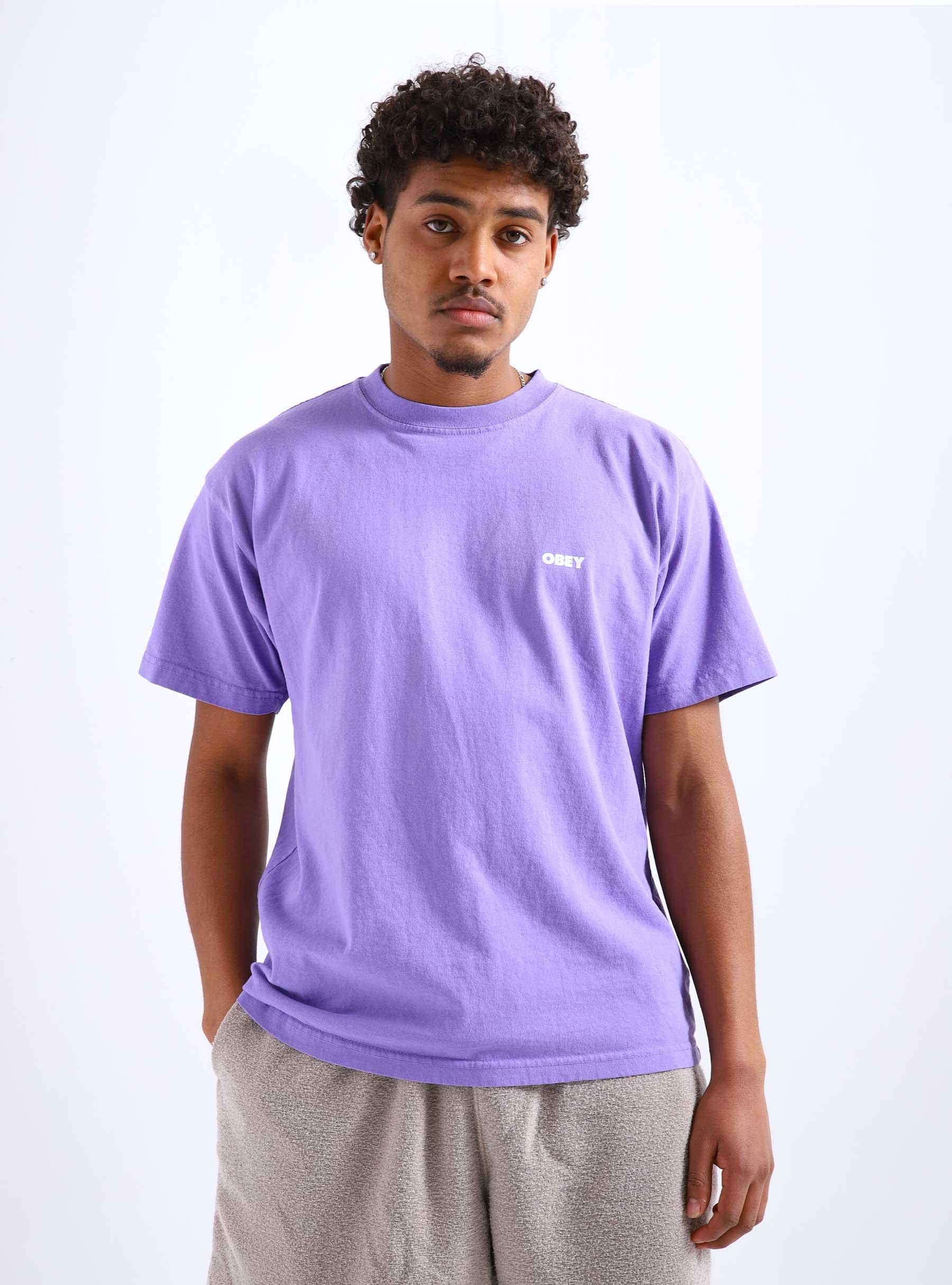 Bold Icon Heavyweight T-shirt Purple Flower 166913439