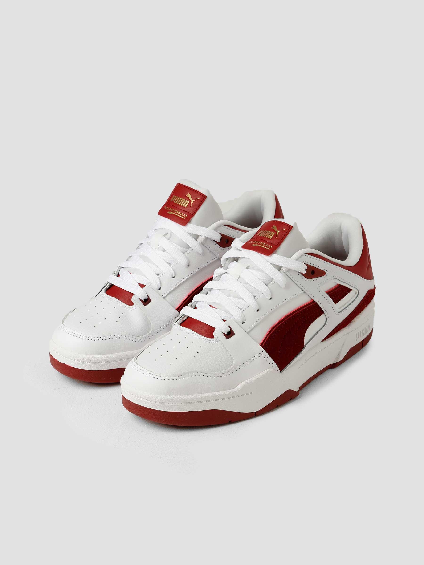 Slipstream suede fs White Intense Red 388634 02