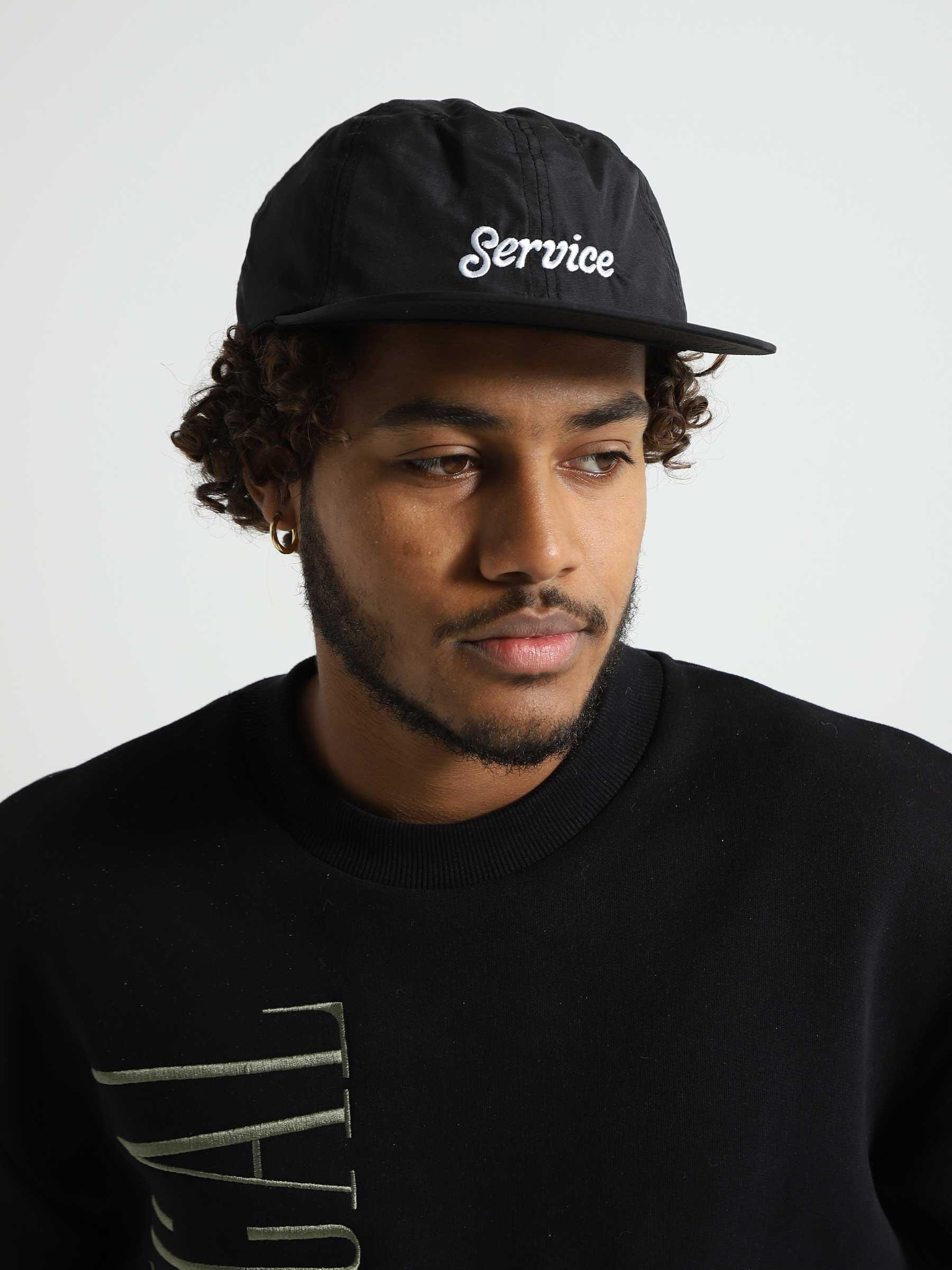 Nylon Service Hat Black SW-AW23-1060