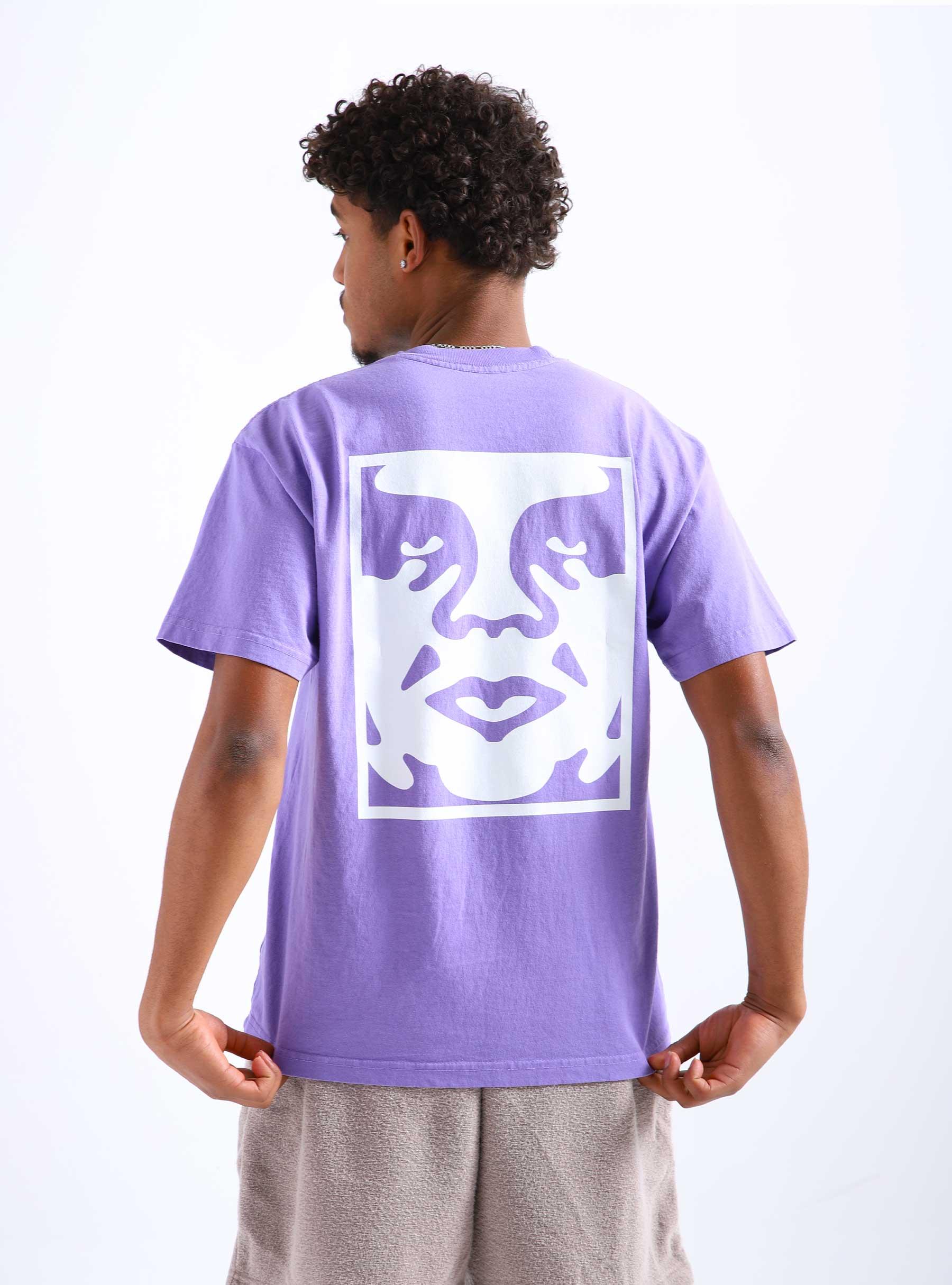 Bold Icon Heavyweight T-shirt Purple Flower 166913439