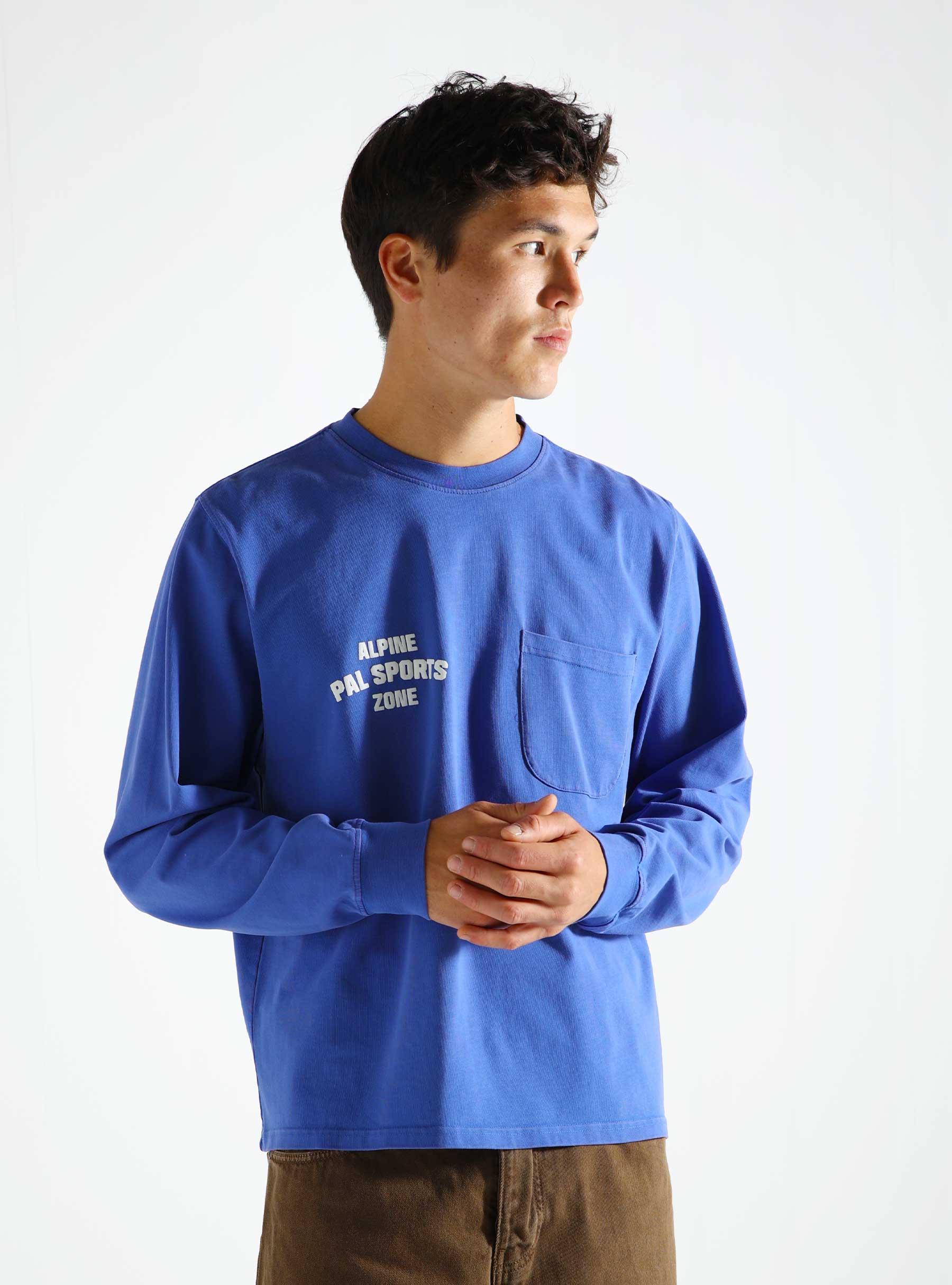 Alpine Sports Pocket Longsleeve Deep Blue PALAW24013