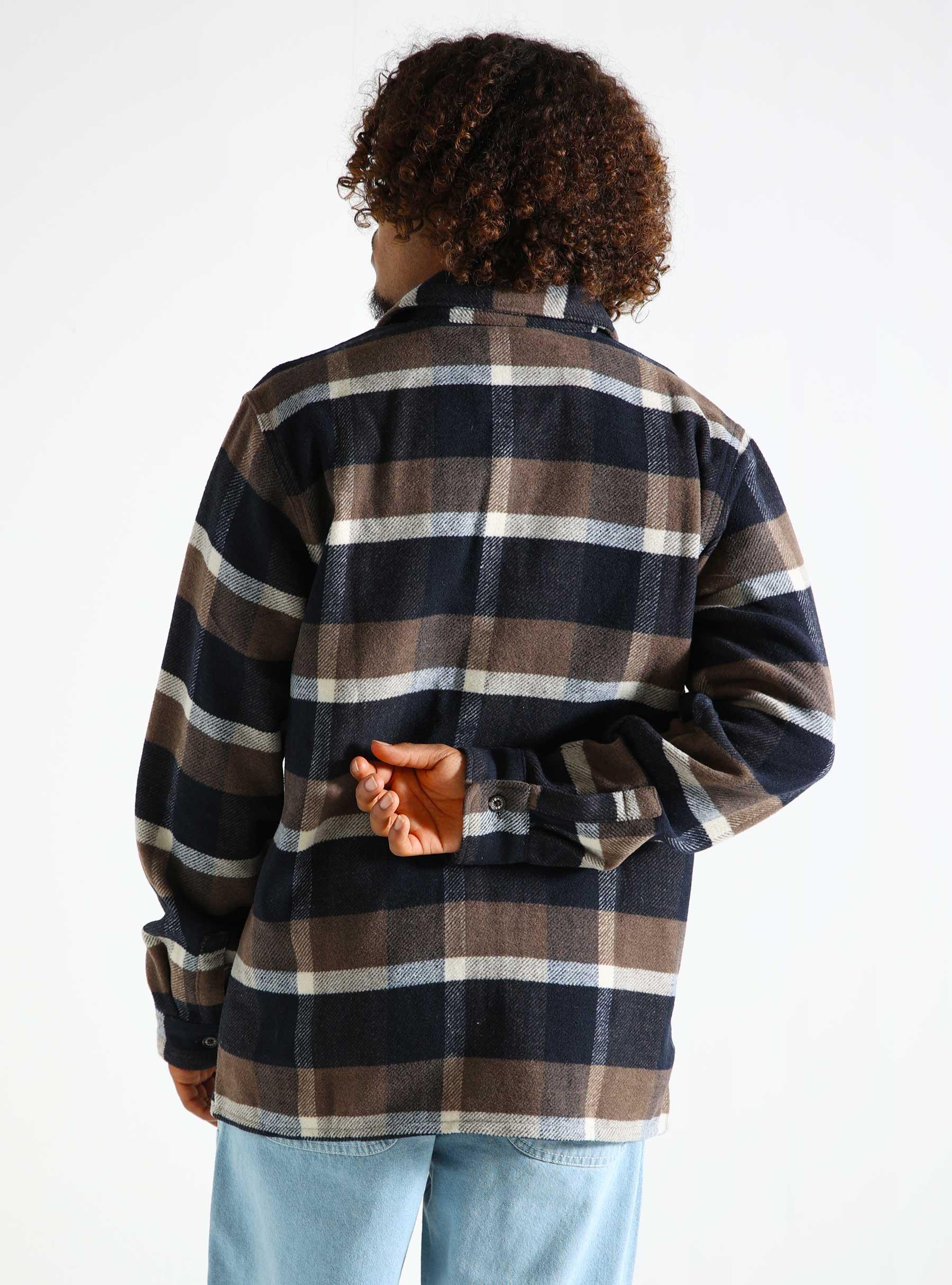 Plaid Coaling Longsleeve Shirt Mushroom DK0A4XZZMR11