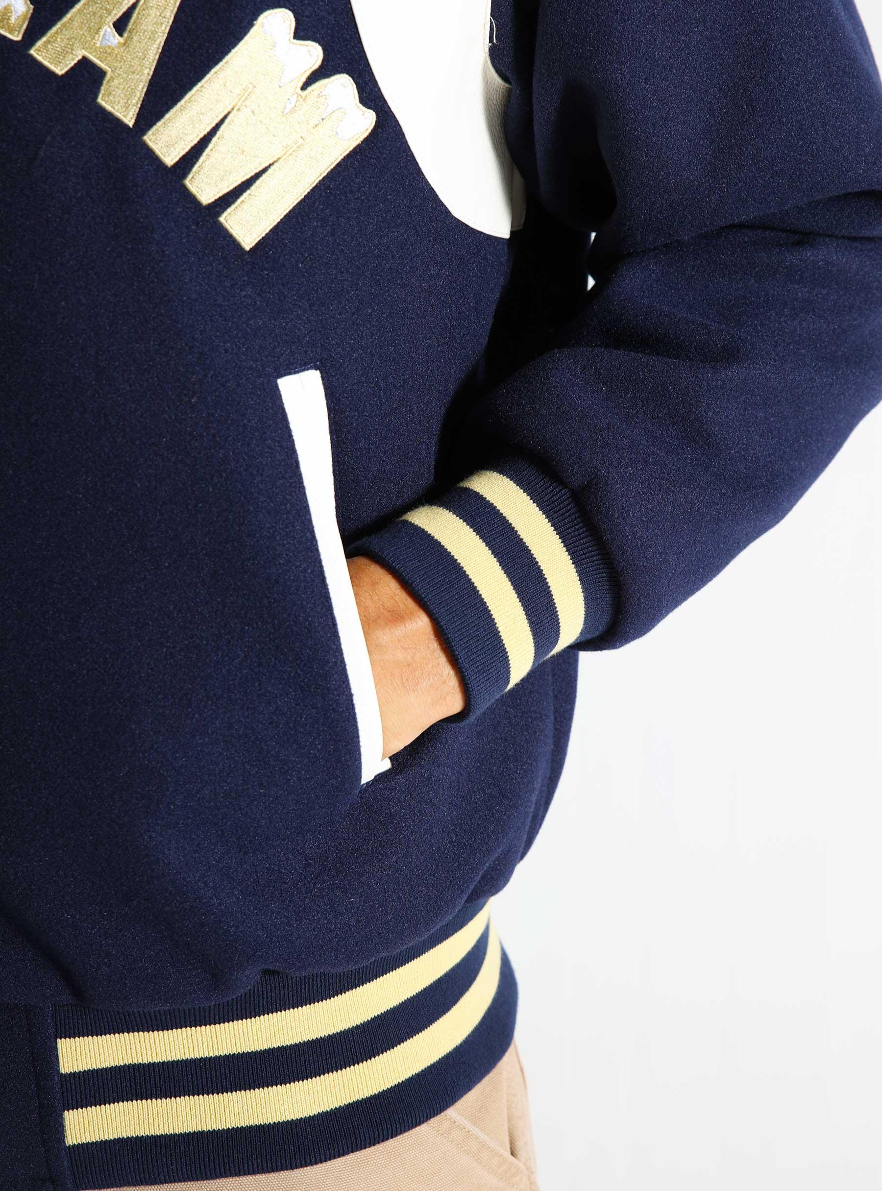 Drippy Varsity Jacket Navy IC24301