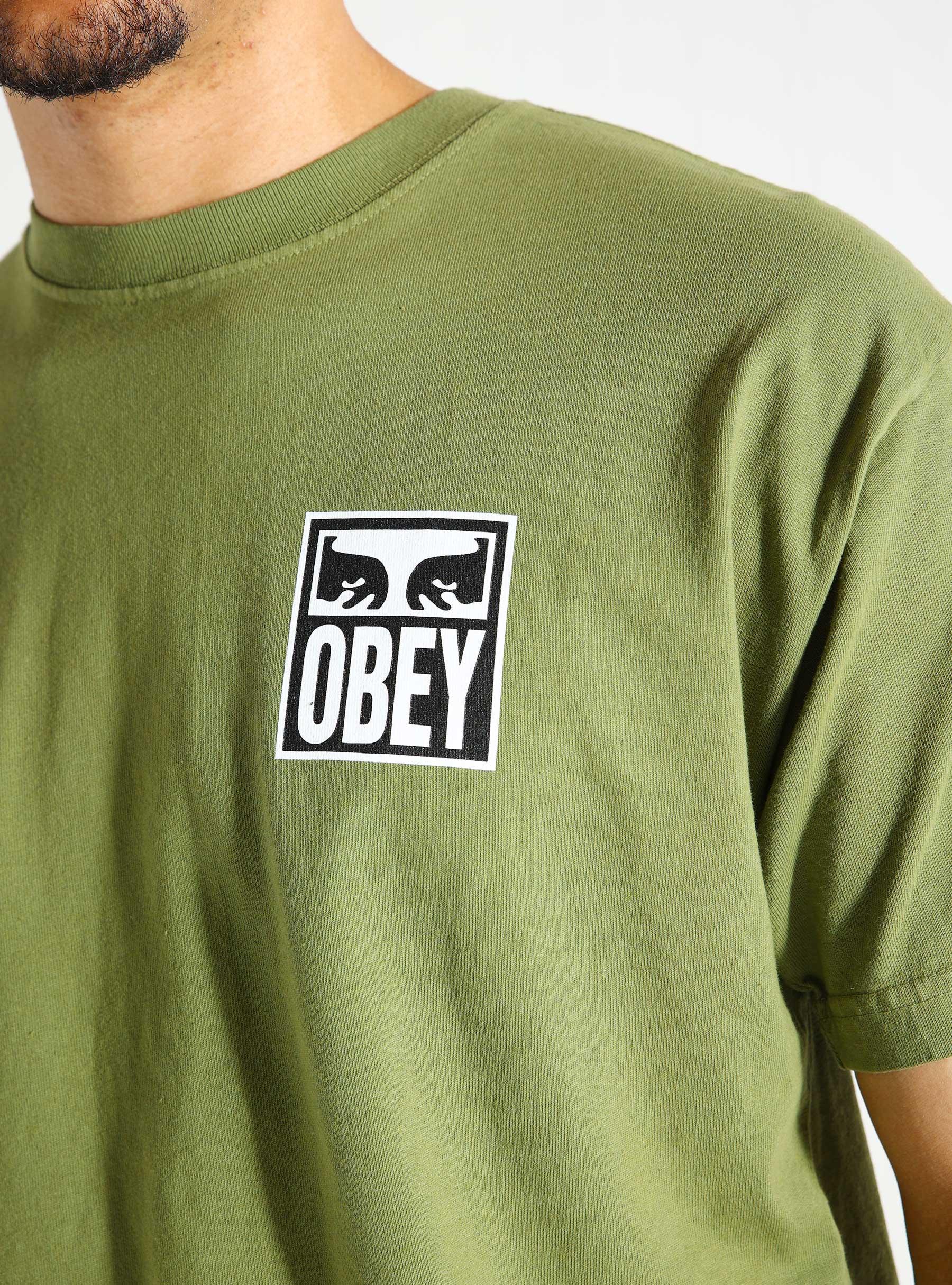 Obey Eyes Icon 2 T-shirt Moss Green 166912142-MGN