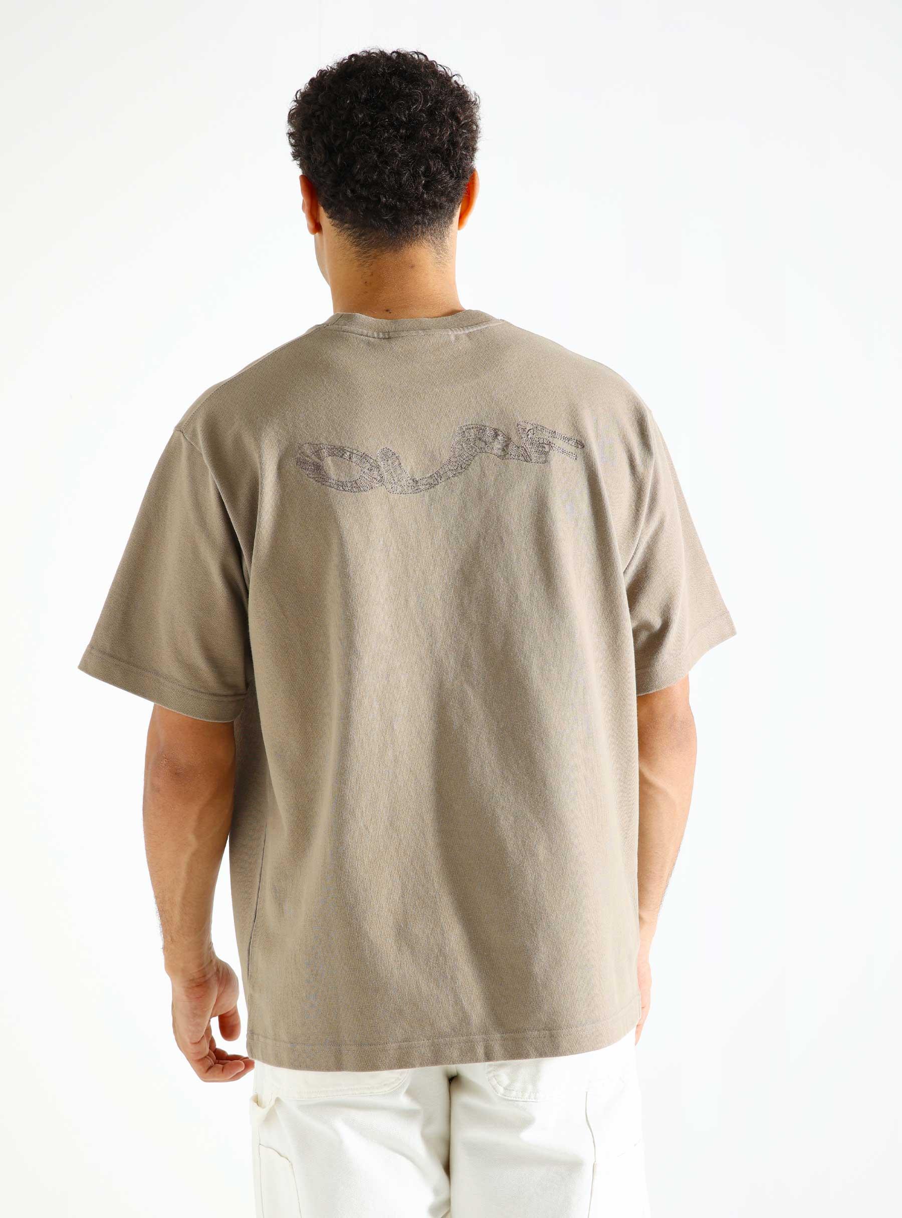 Wavy Drift Embro T-shirt Cedar M180107