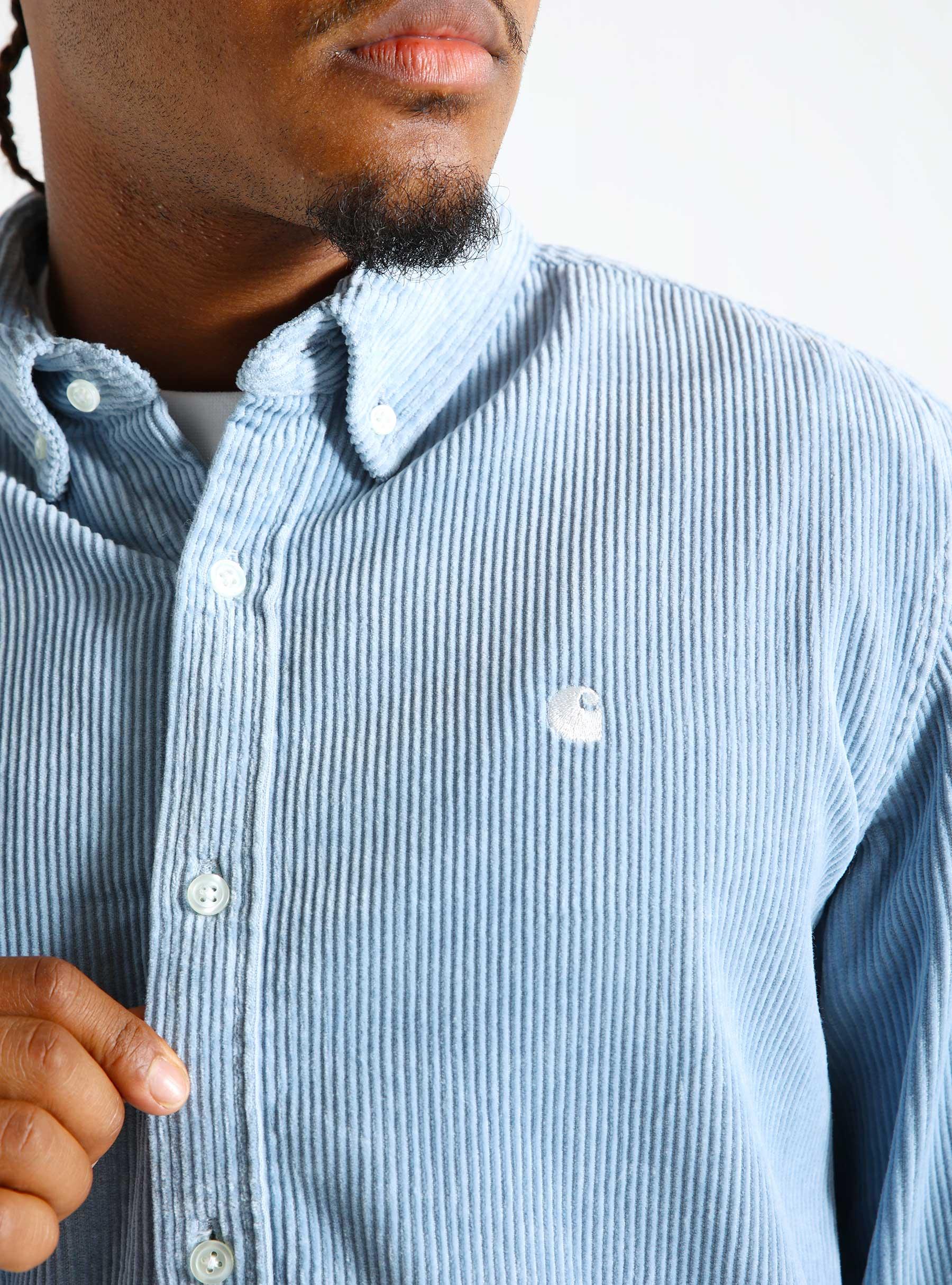 Madison Cord Shirt Dusty Ice Wax I029958-2KEXX