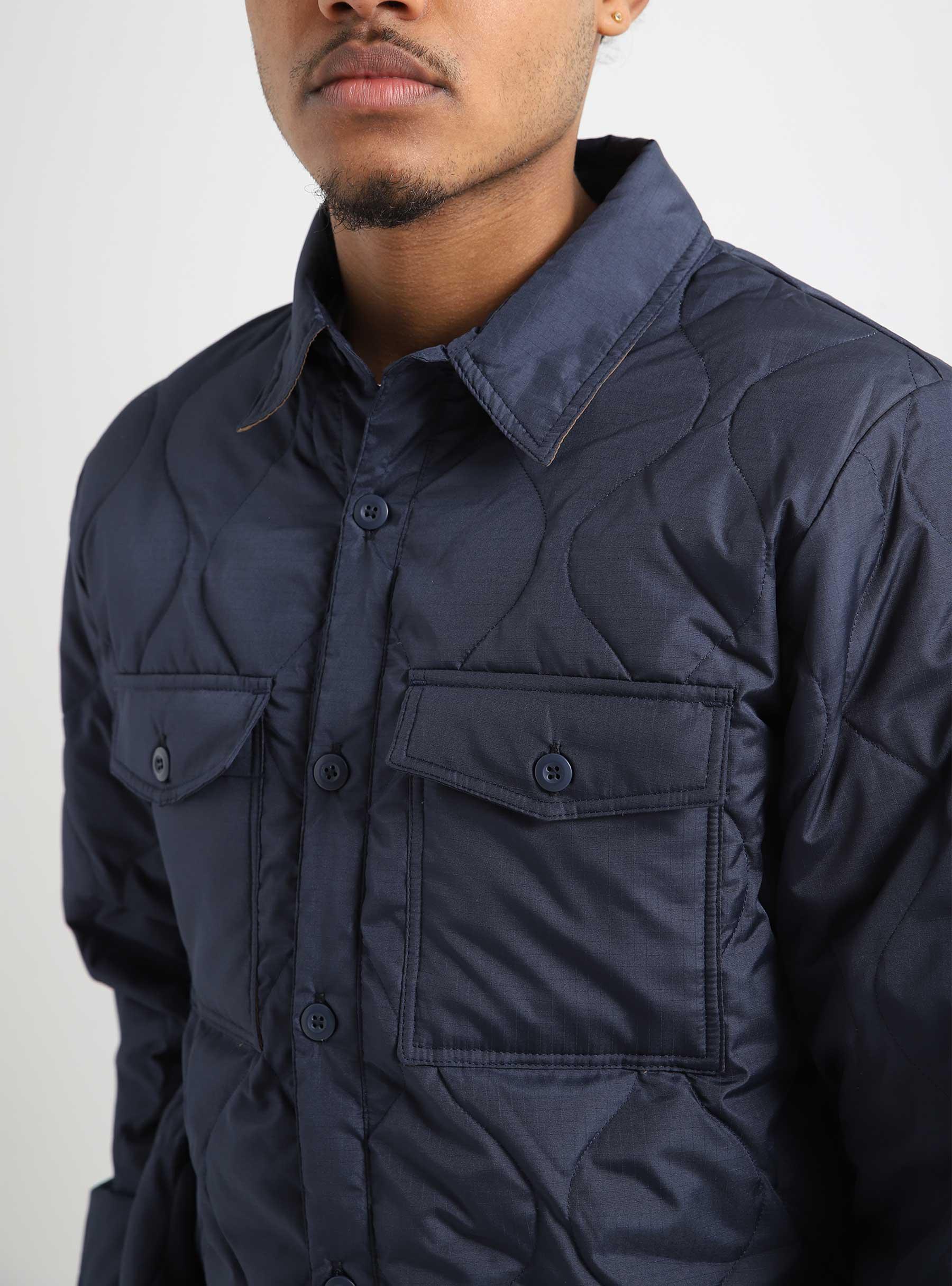 Taion Military Shirts Dark Navy - Freshcotton