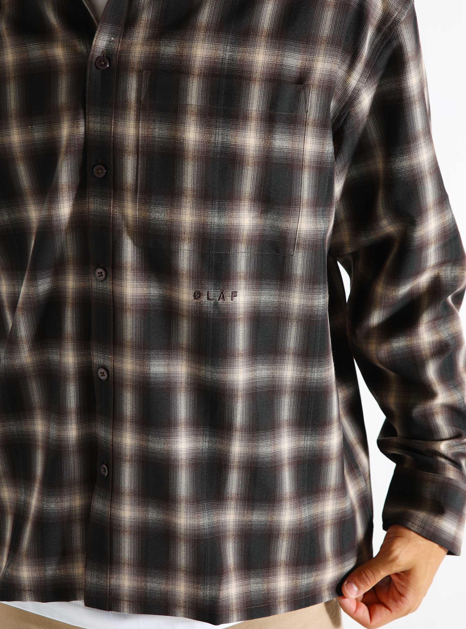 Plaid Boxy Shirt Brown/Multi M180304