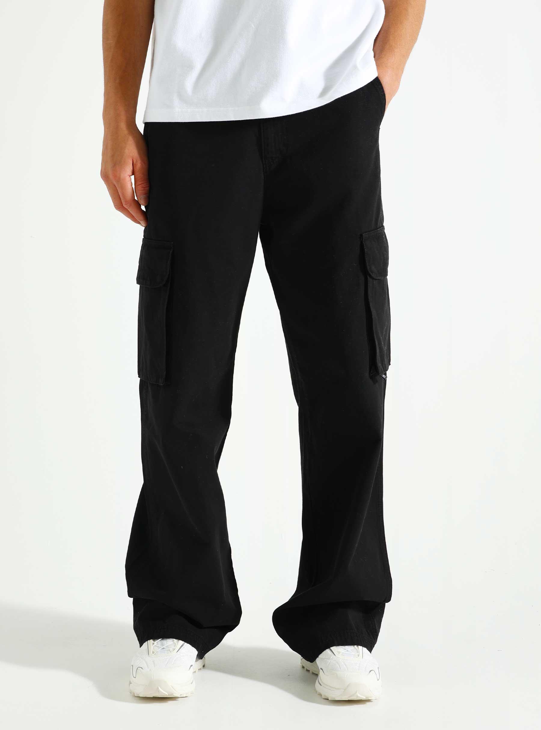 Cargo Pants Black AW24-262P