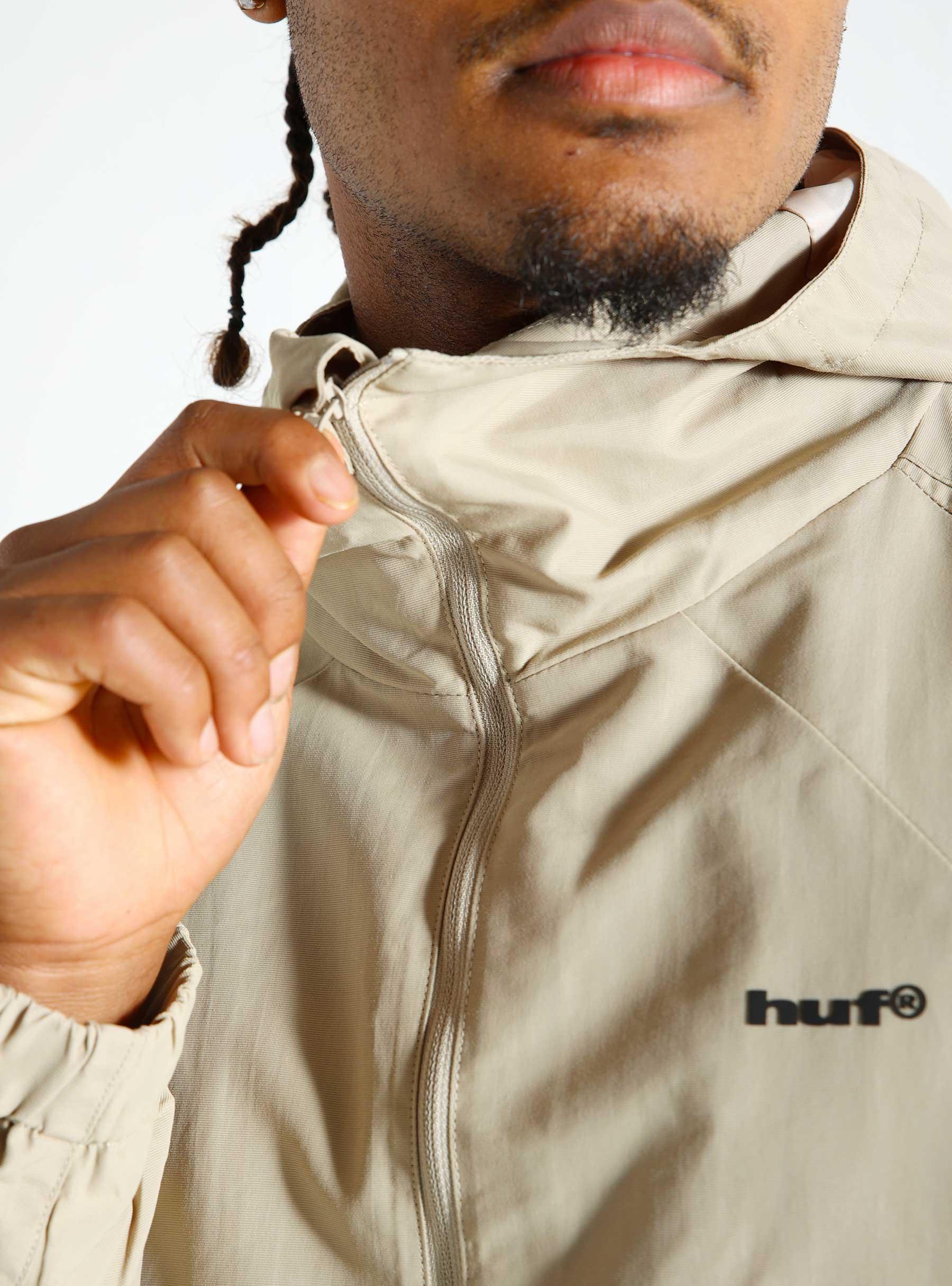 HUF Set Shell Jacket Beige JK00389