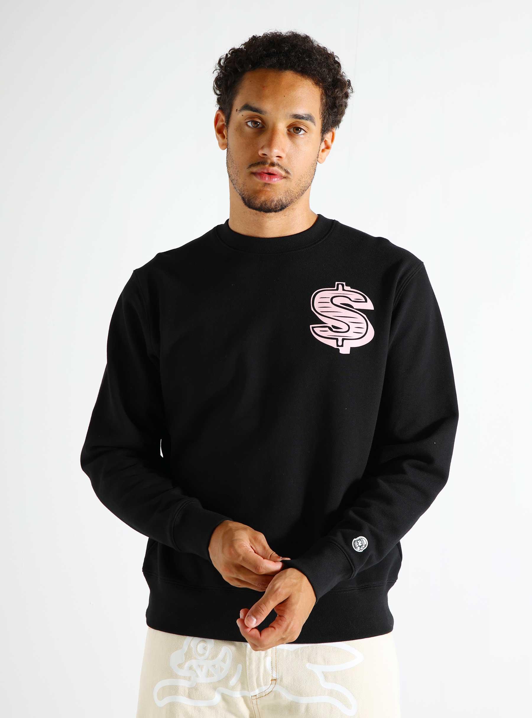 Dollar Logo Crewneck Black B24335