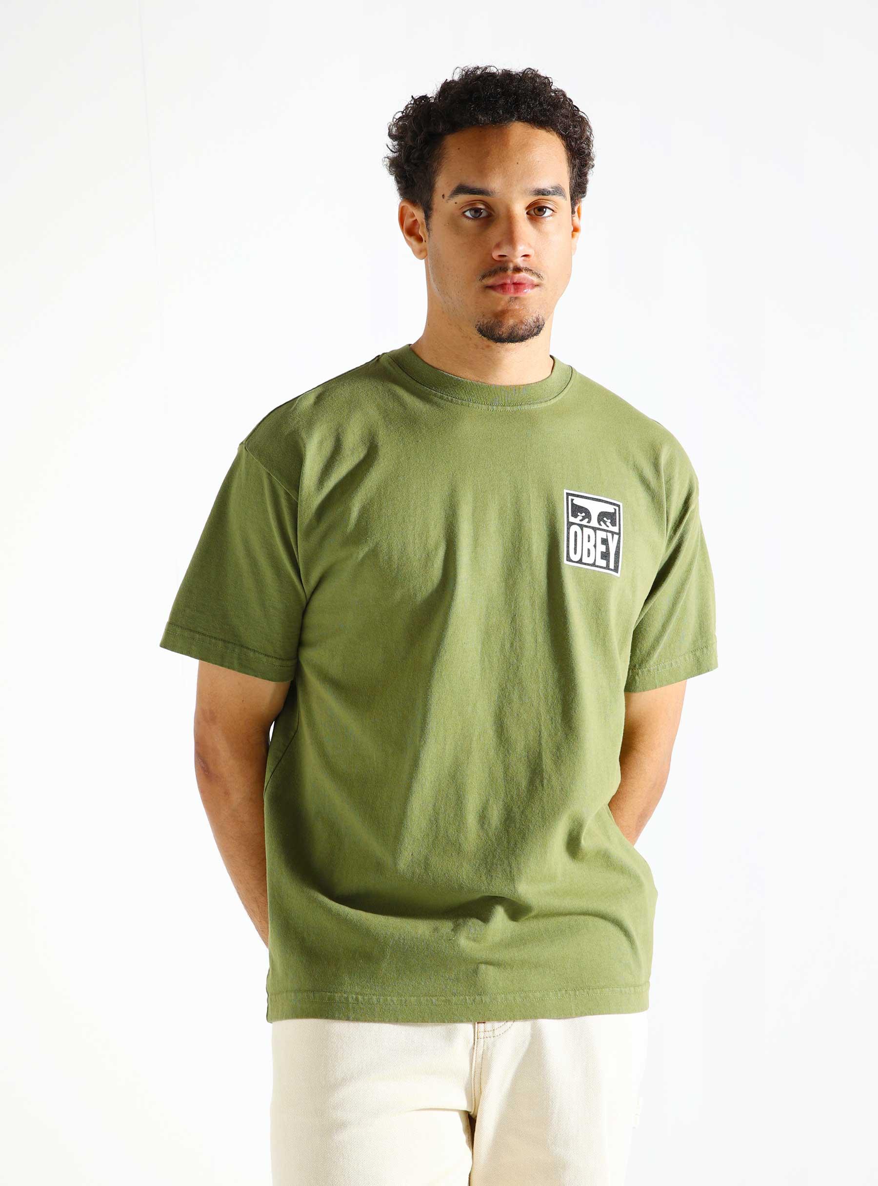 Obey Eyes Icon 2 T-shirt Moss Green 166912142-MGN